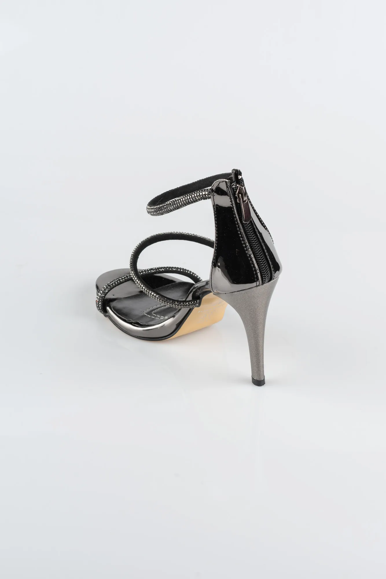 Platinum-Mirror Evening Shoe ABA8001
