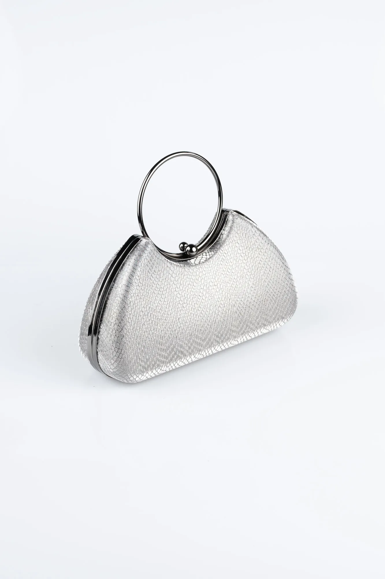 Platinum-Patterned Evening Bag KC712