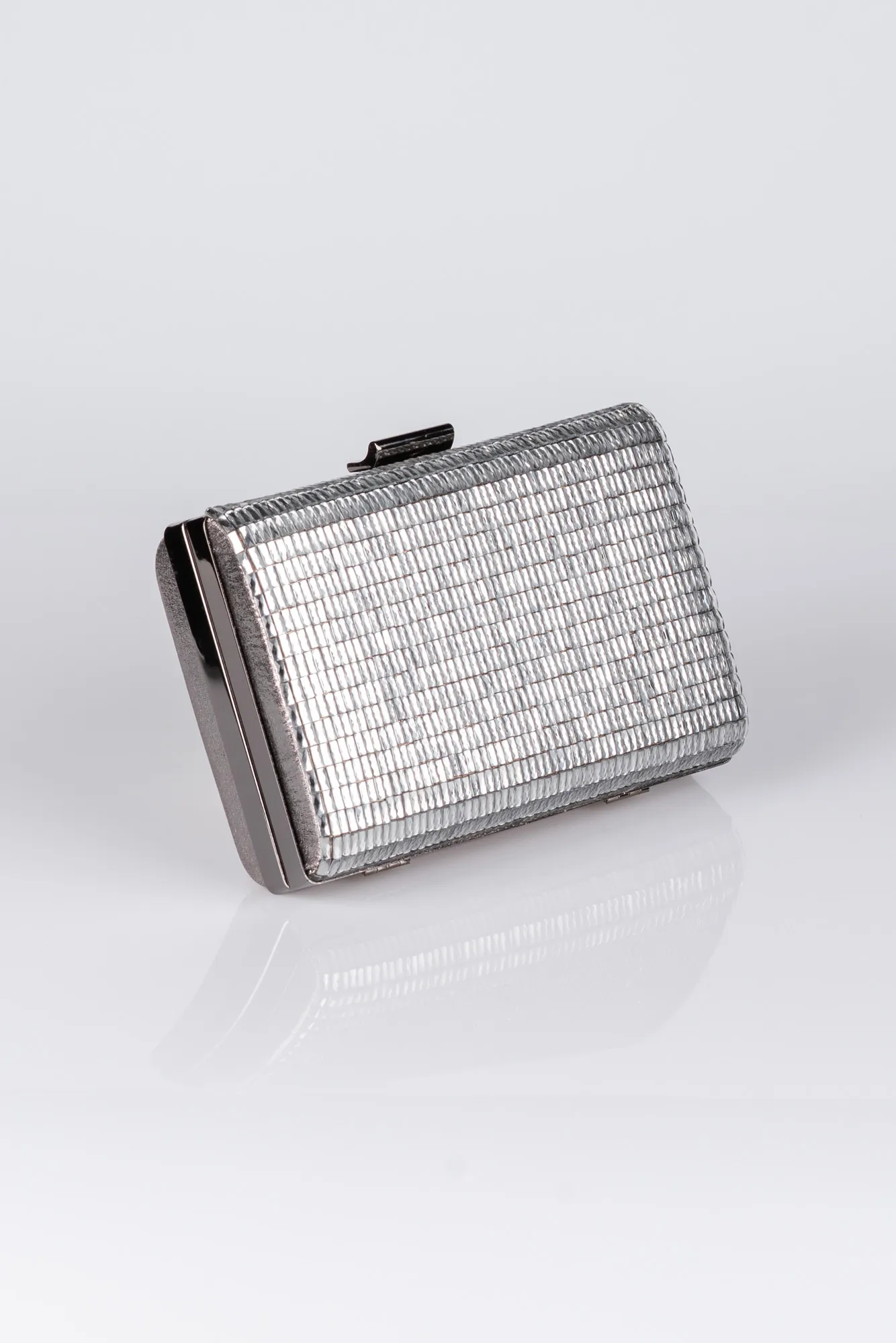 Platinum-Plaster Fabric Box Bag V334