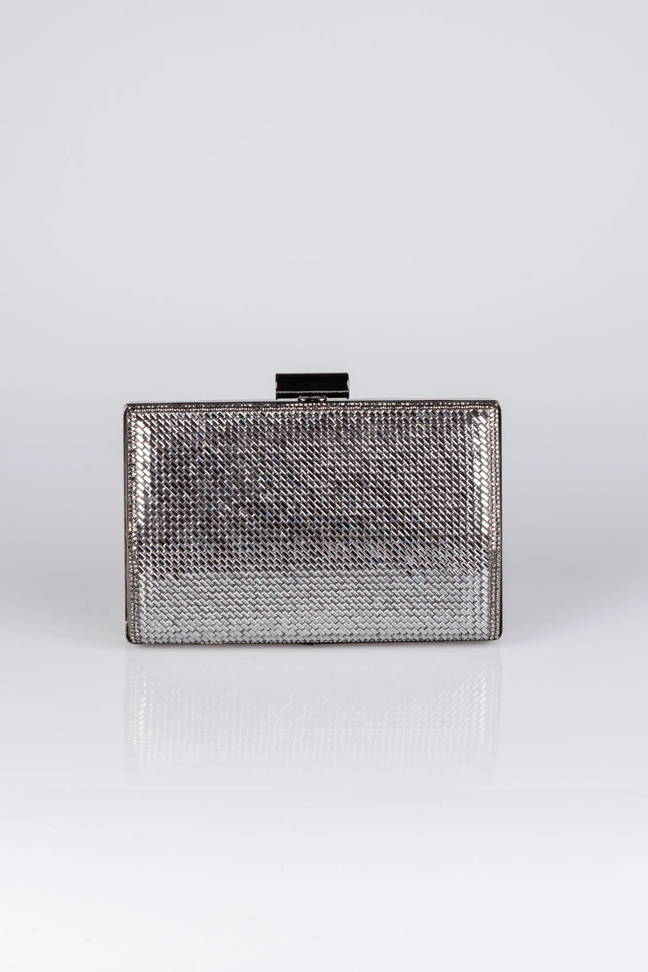 Platinum-Plaster Fabric Box Bag V335