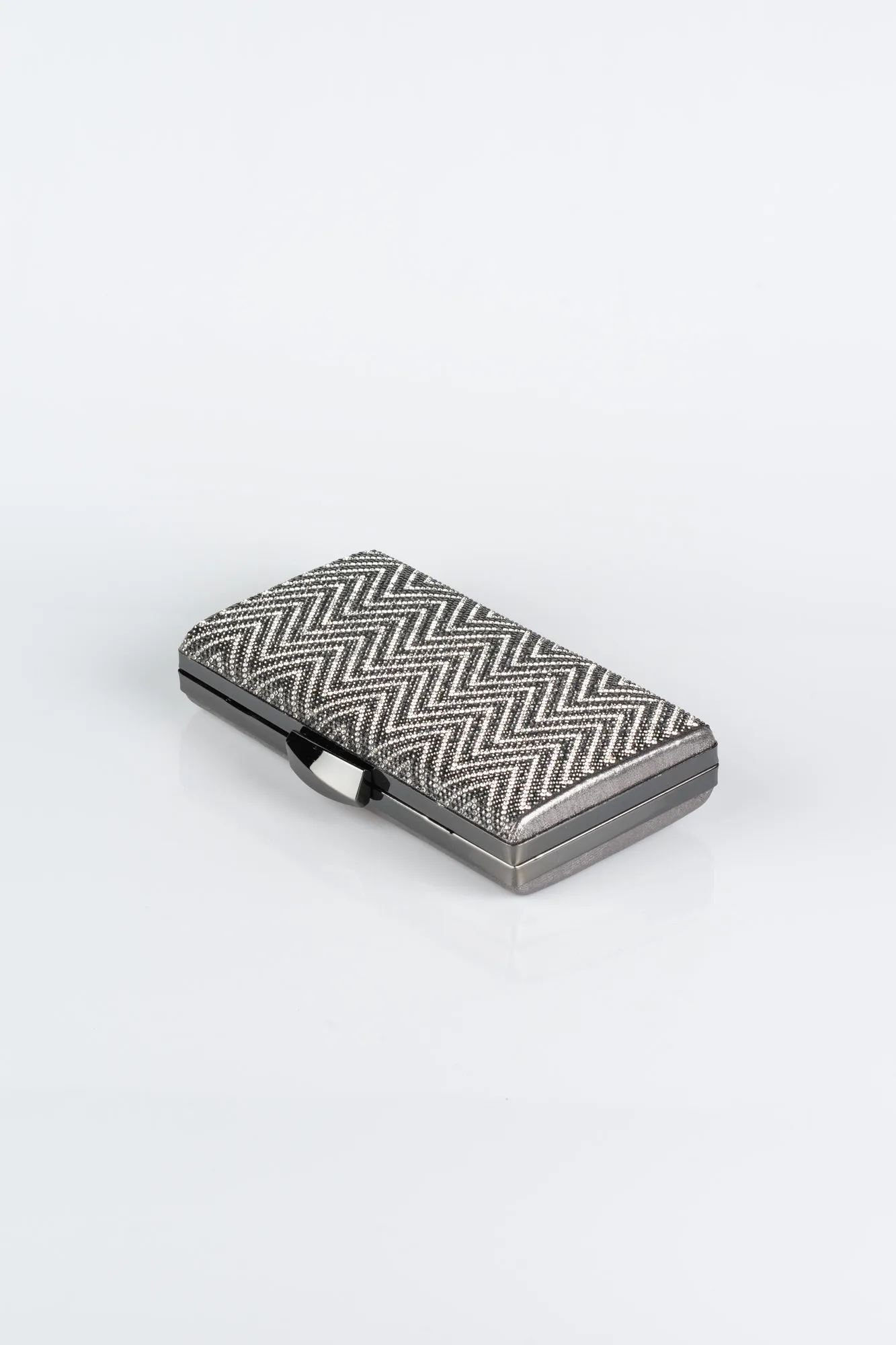 Platinum-Plaster Fabric Box Bag V357