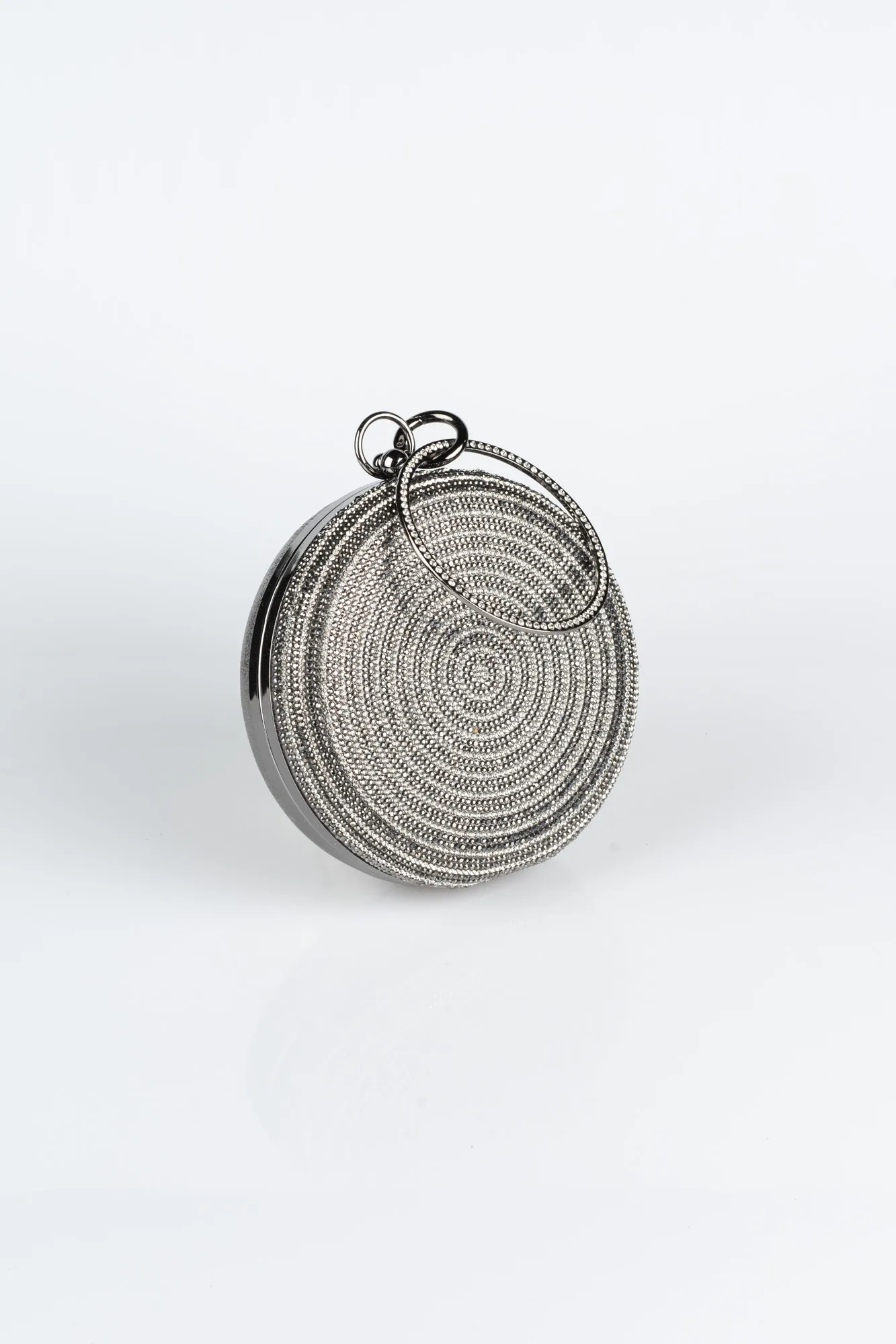 Platinum-Plaster Fabric Box Bag V371