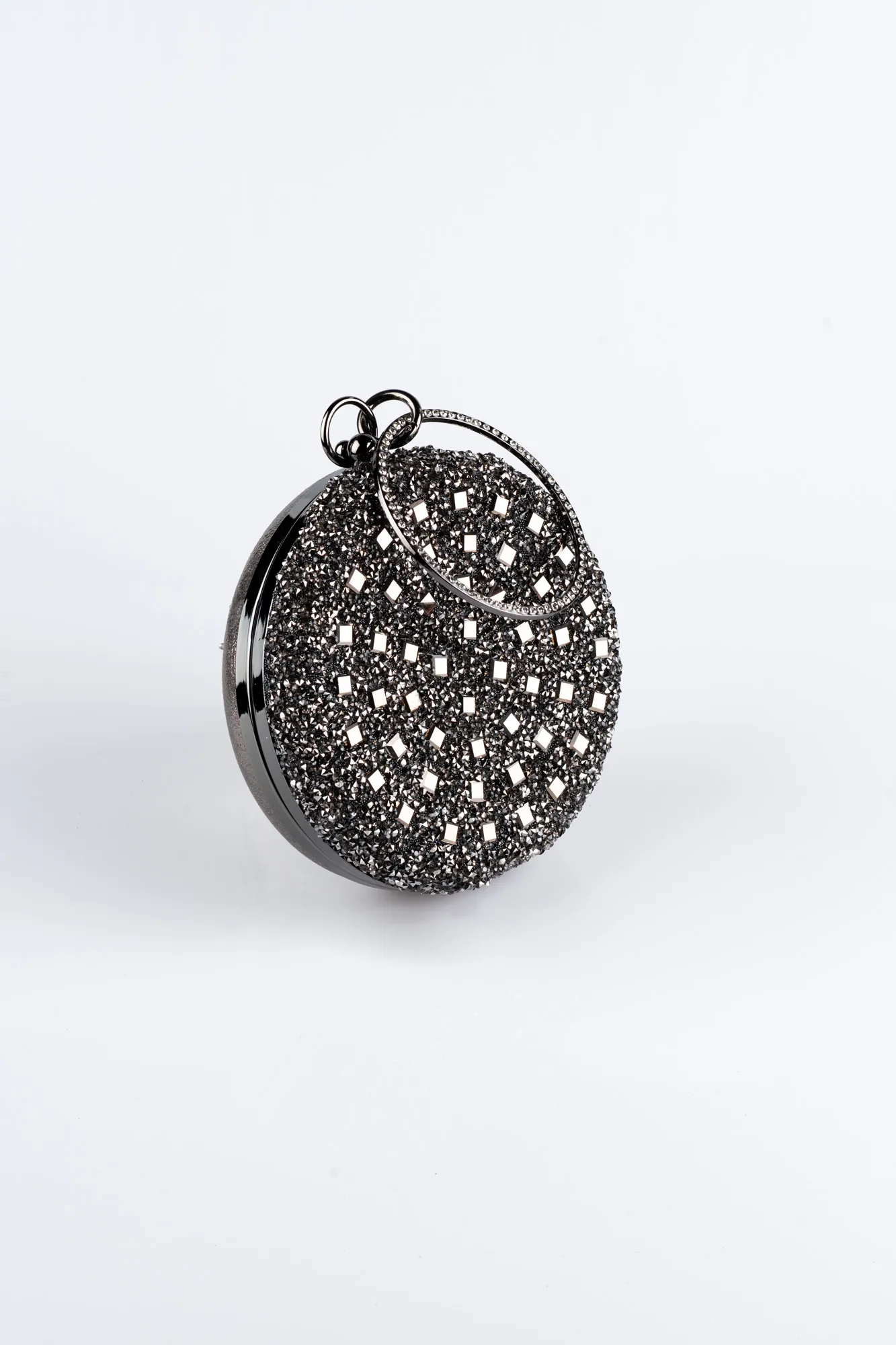 Platinum-Plaster Fabric Evening Bag SH814