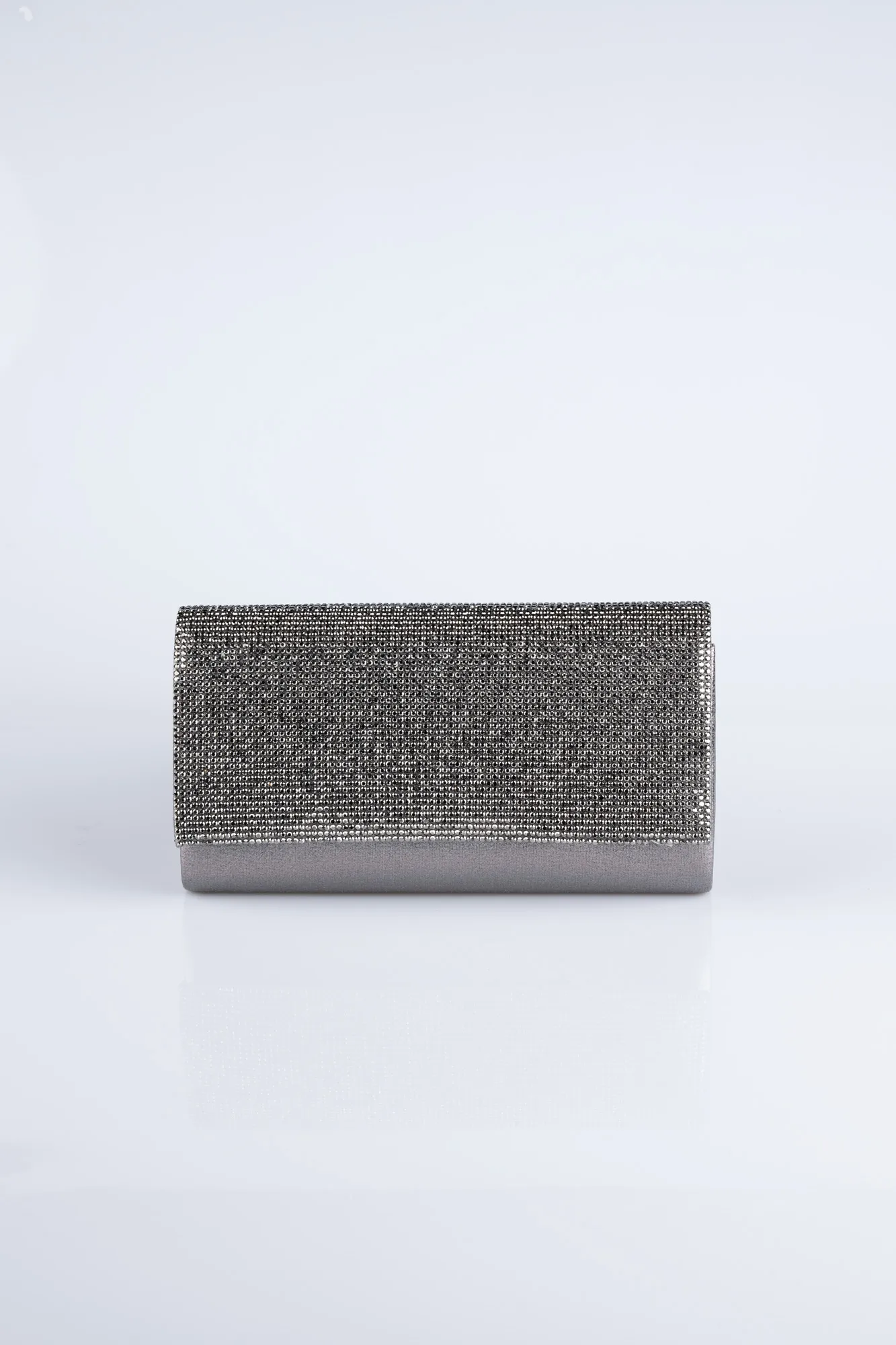 Platinum-Plaster Fabric Evening Bag V449