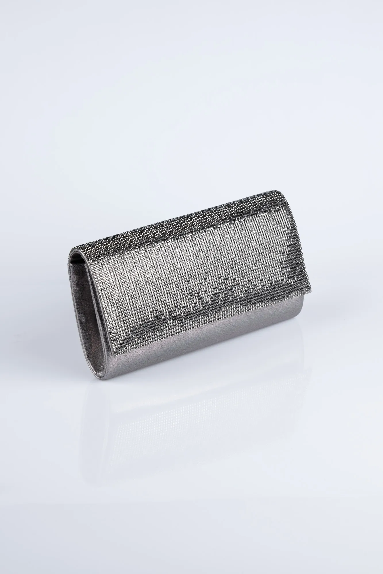Platinum-Plaster Fabric Evening Bag V449