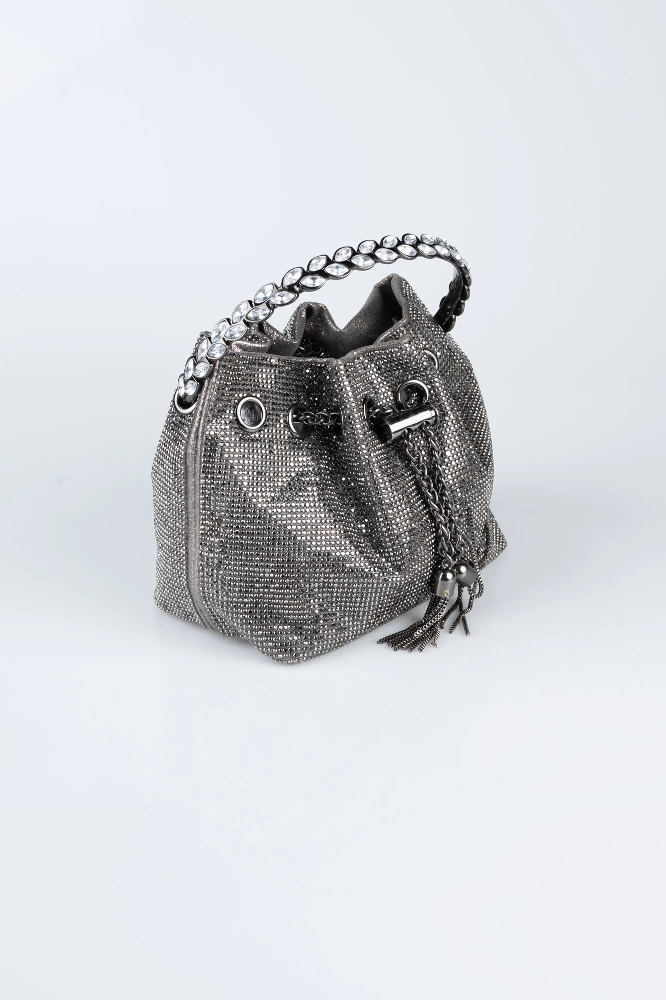 Platinum-Plaster Fabric Night Bag SH846