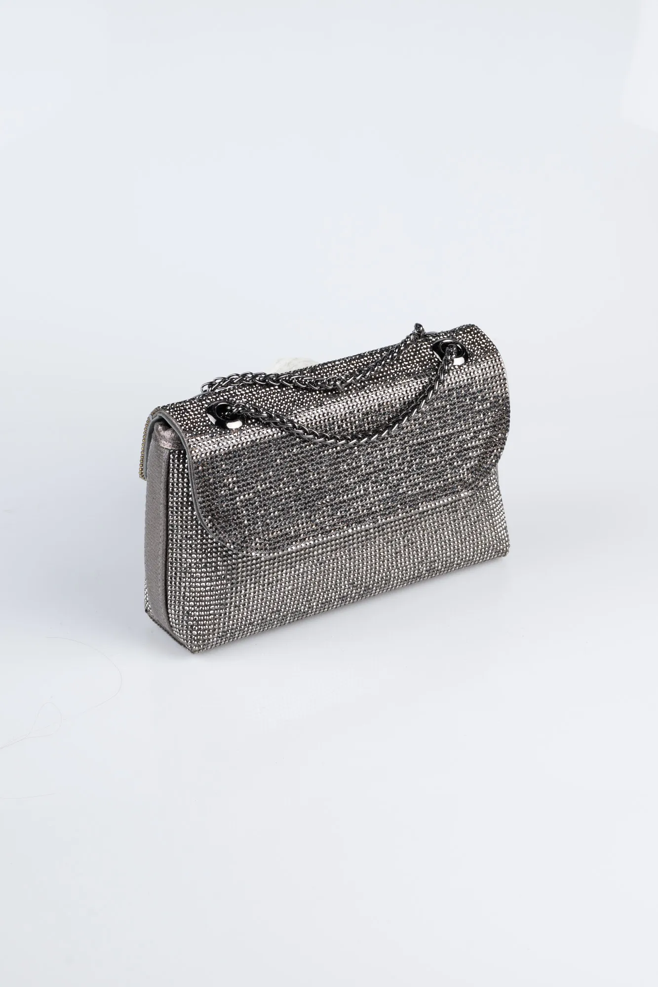 Platinum-Plaster Fabric Night Bag V934