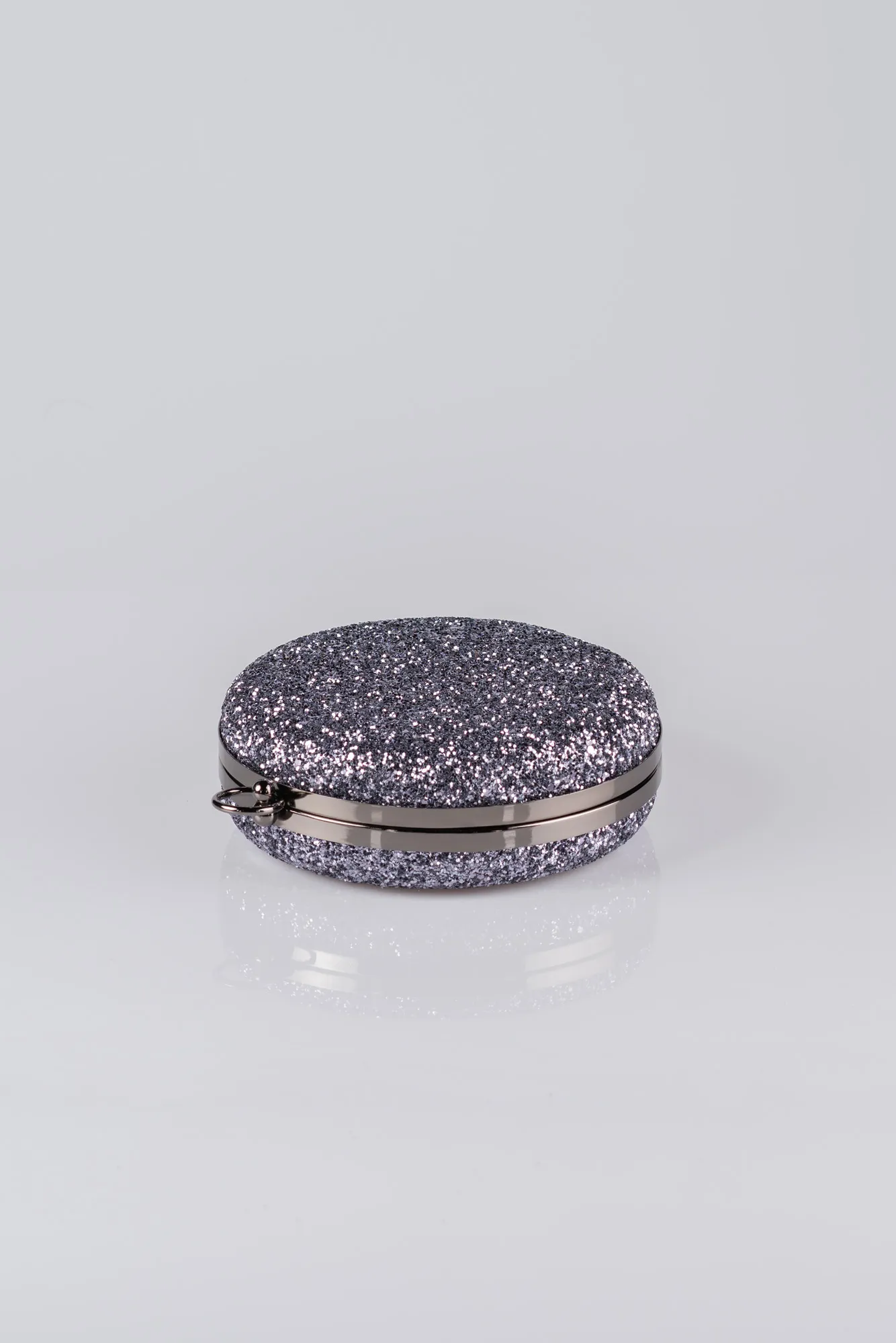 Platinum-Silvery Box Bag V259