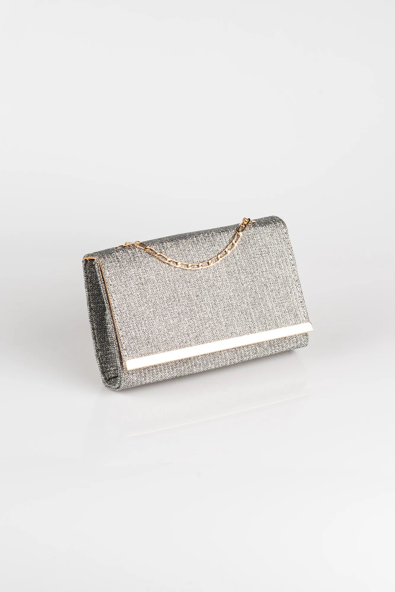 Platinum-Silvery Evening Bag SH805