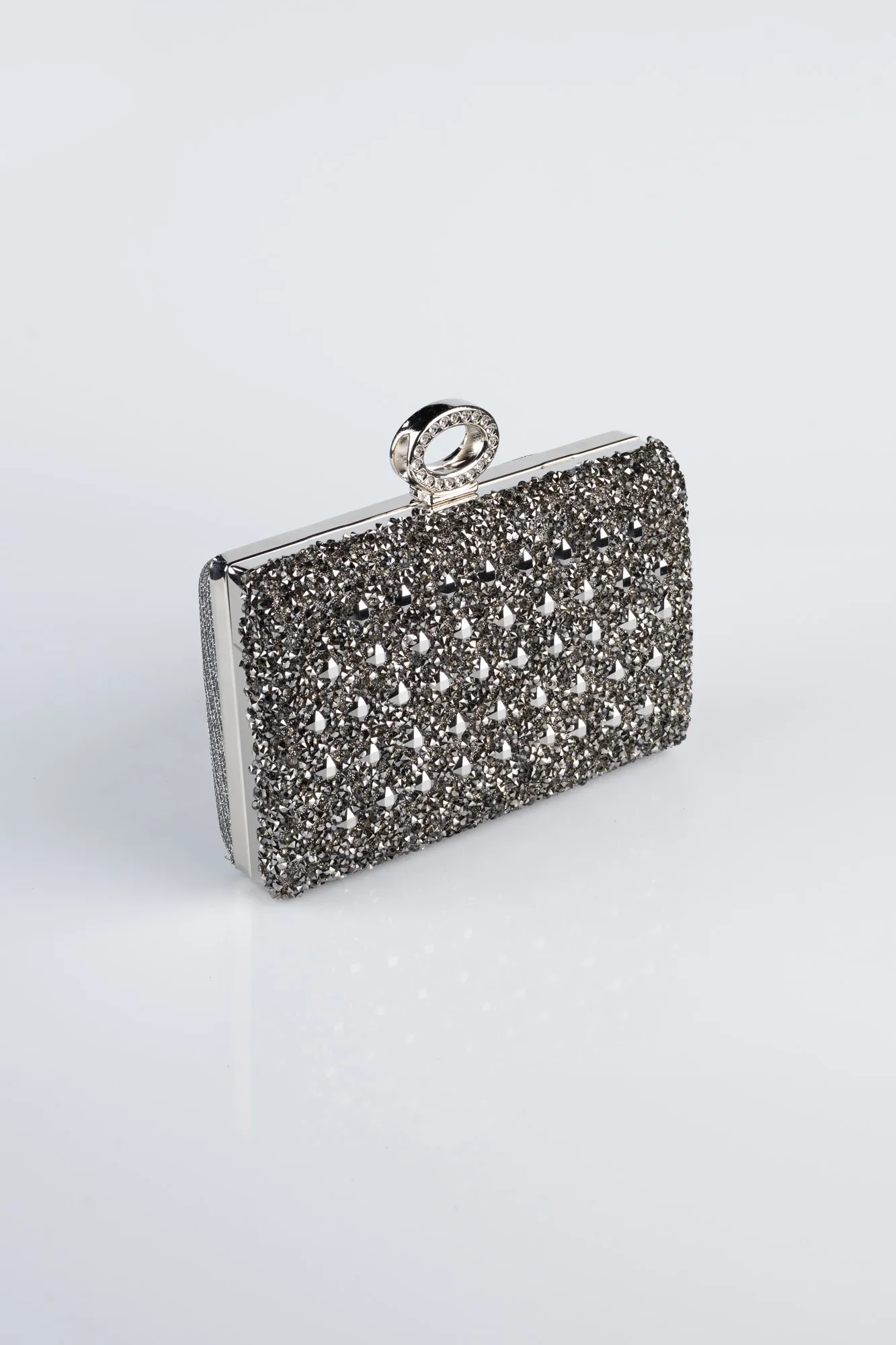 Platinum-Silvery Evening Bag SH830