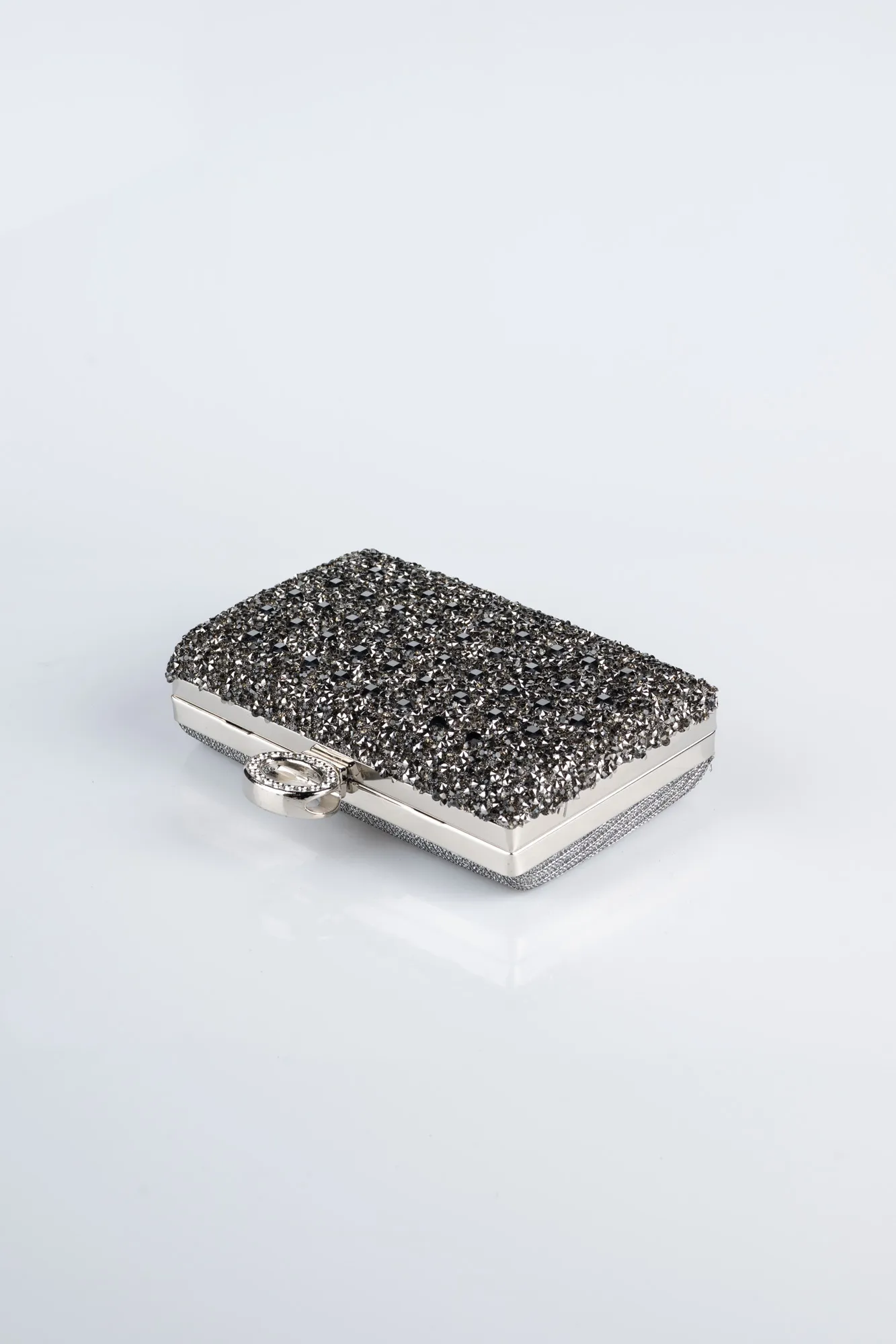 Platinum-Silvery Evening Bag SH830