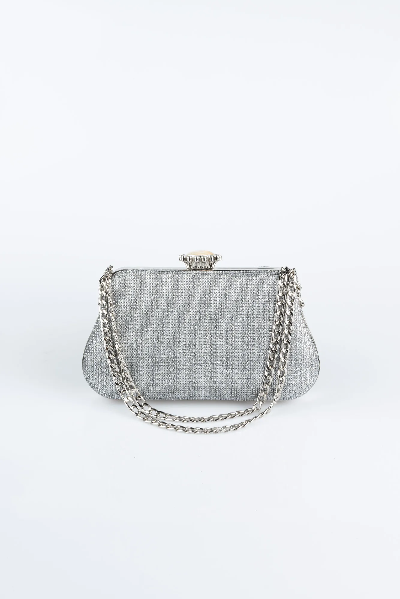 Platinum-Silvery Night Bag SHC834
