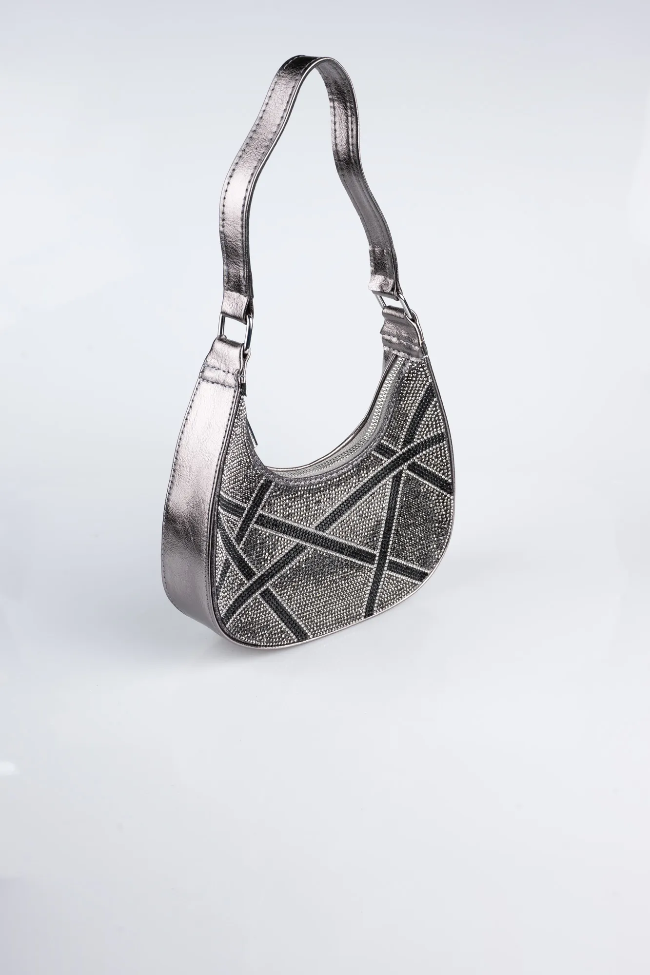 Platinum-Stony Evening Bag VCT909