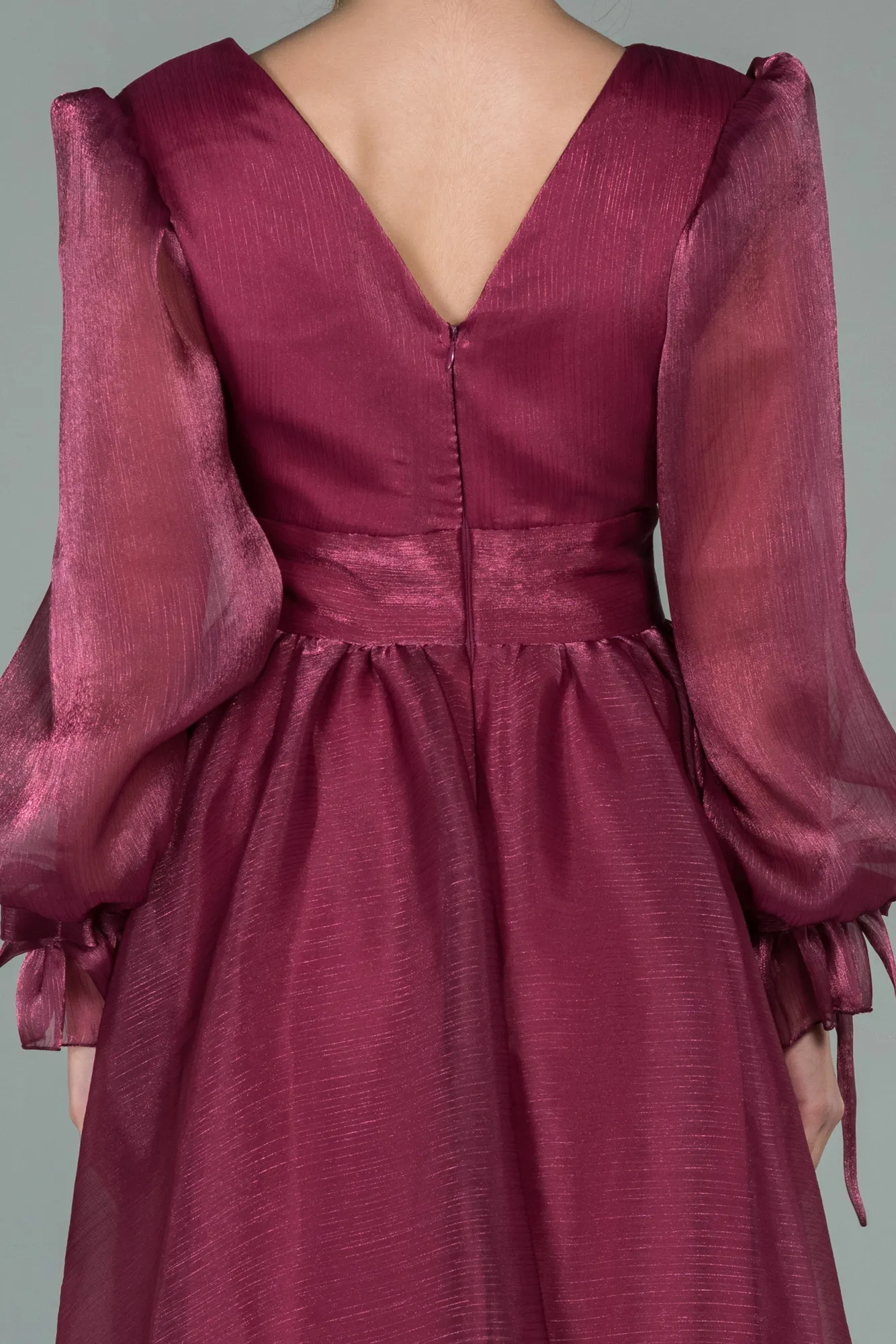 Plum-Long Evening Dress ABU1951