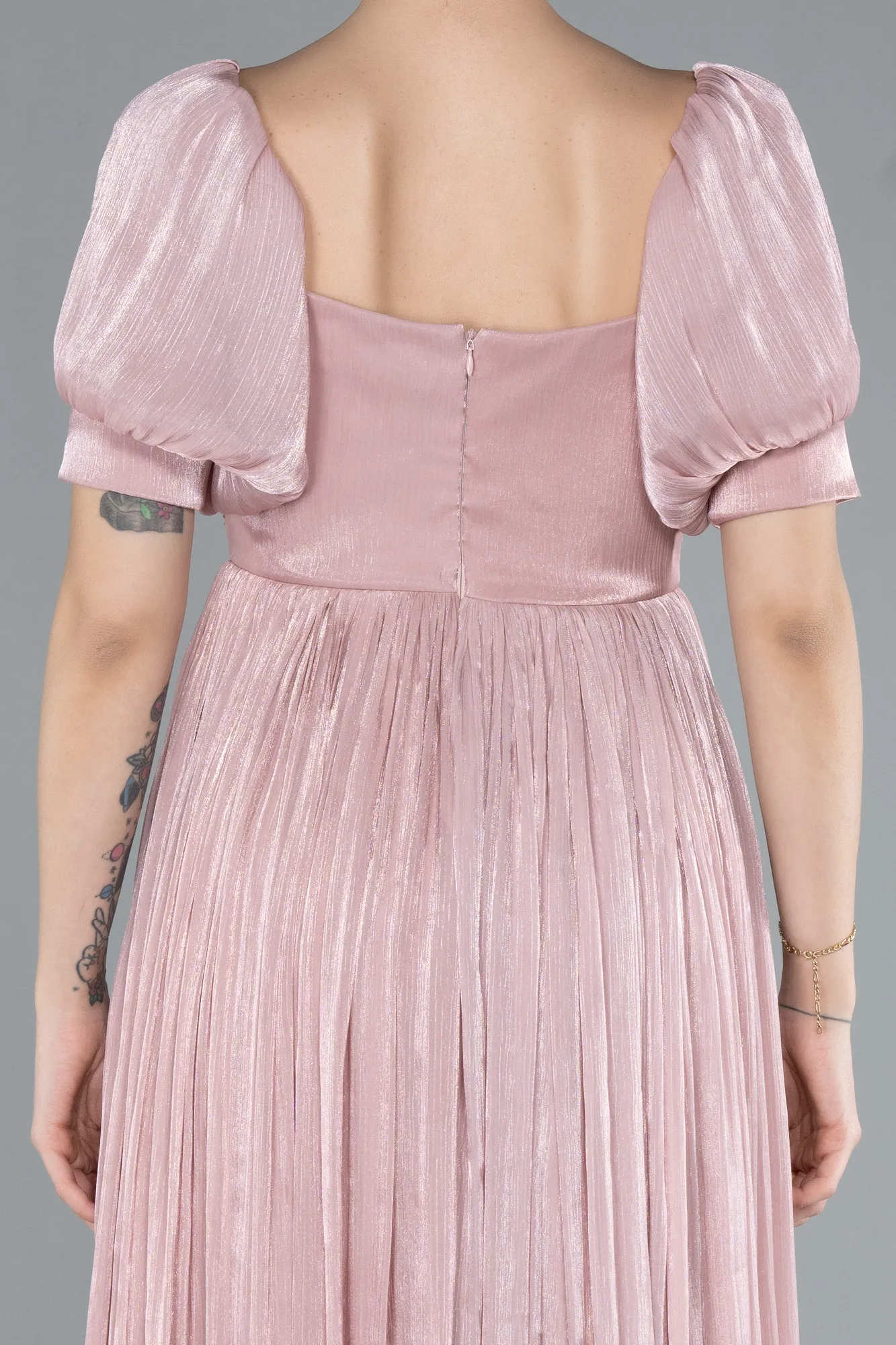 Powder Color-Long Chiffon Prom Gown ABU4657