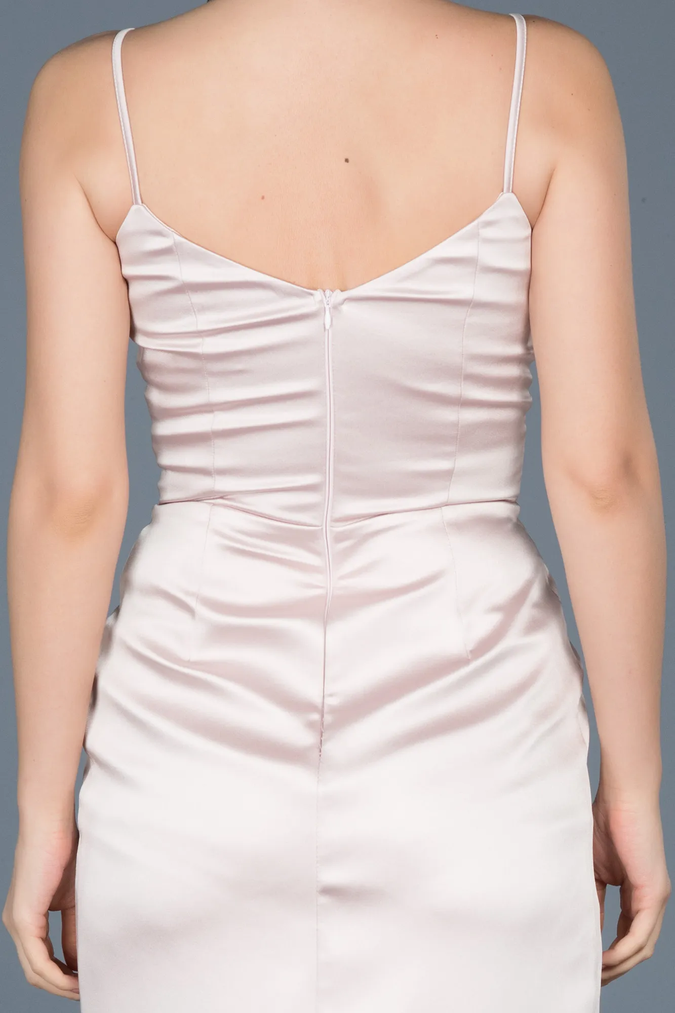 Powder Color-Long Engagement Dress ABU564