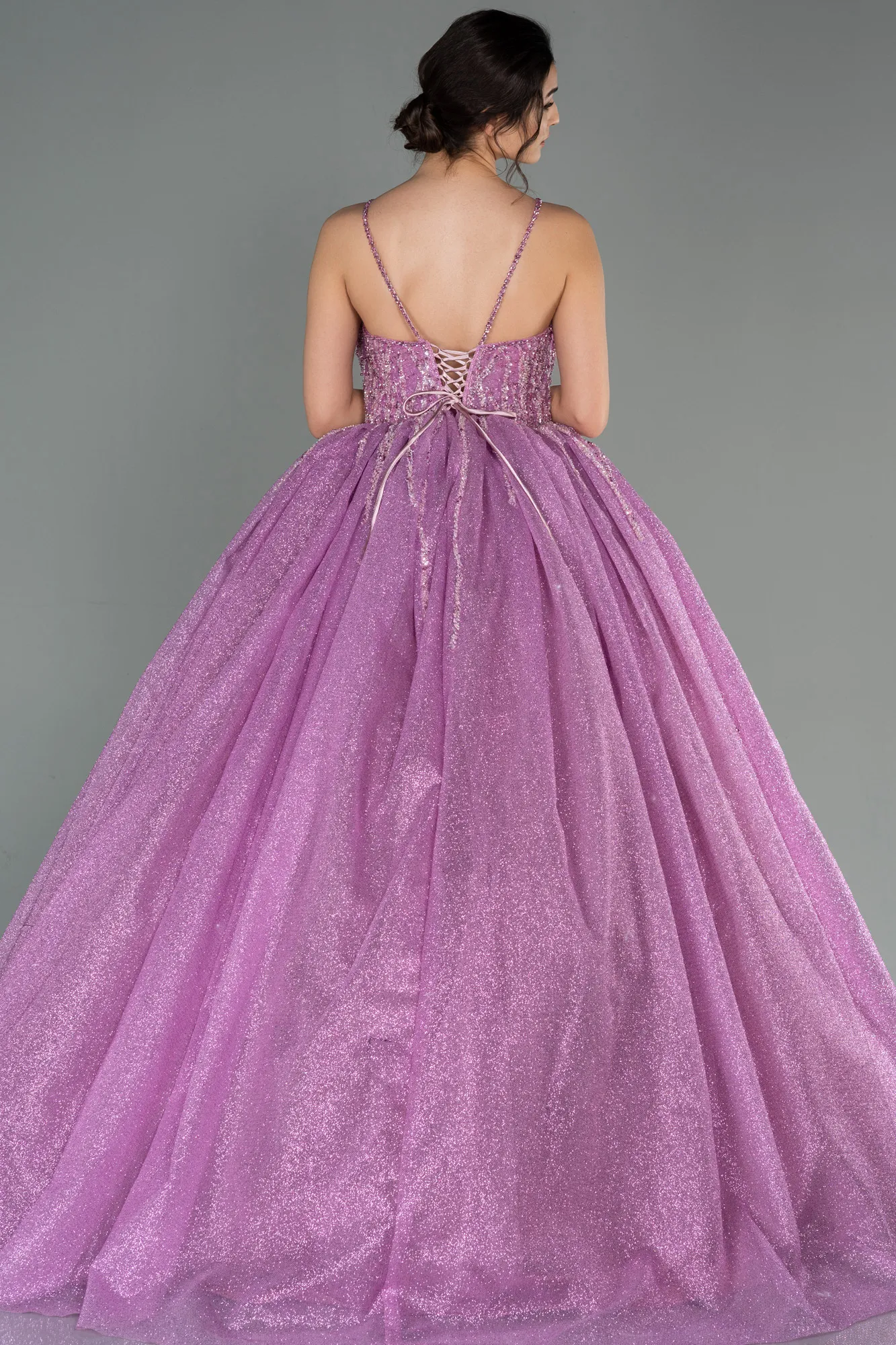 Powder Color-Long Evening Dress ABU1974