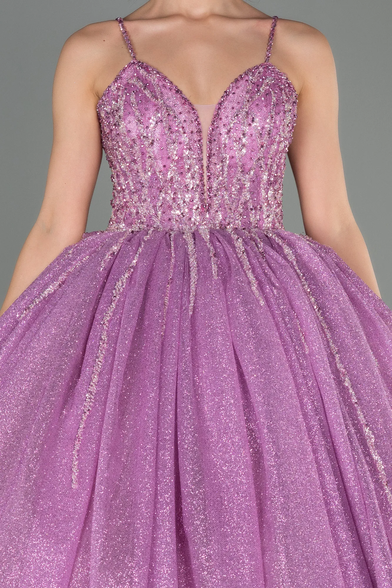 Powder Color-Long Evening Dress ABU1974