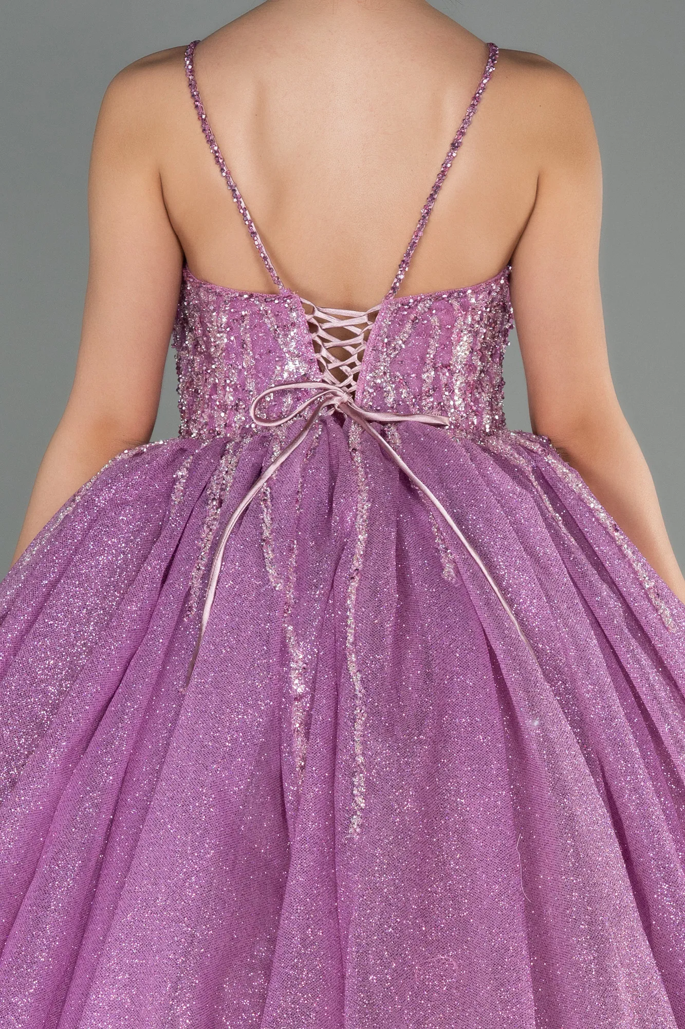 Powder Color-Long Evening Dress ABU1974