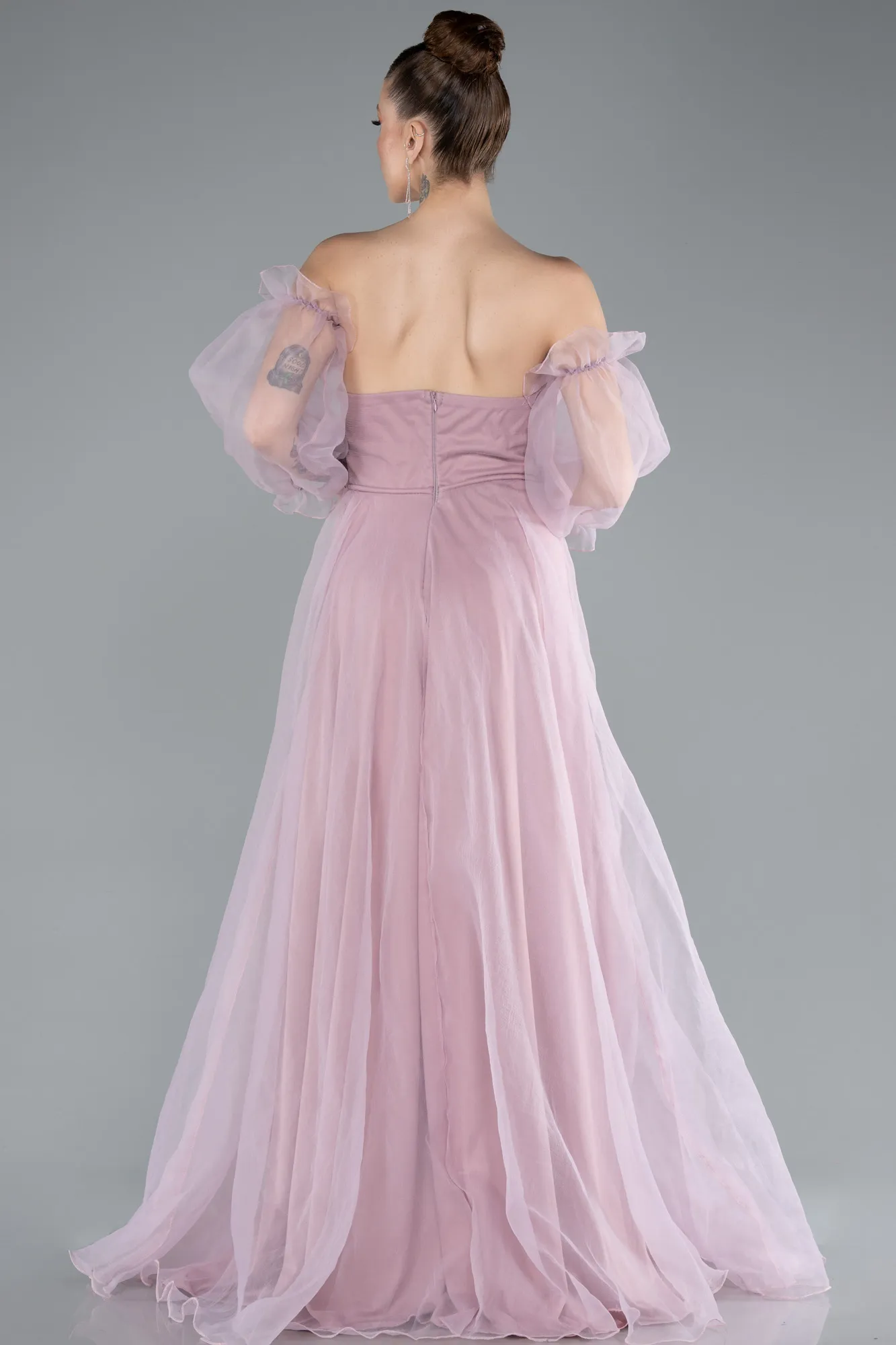 Powder Color-Long Evening Dress ABU2076