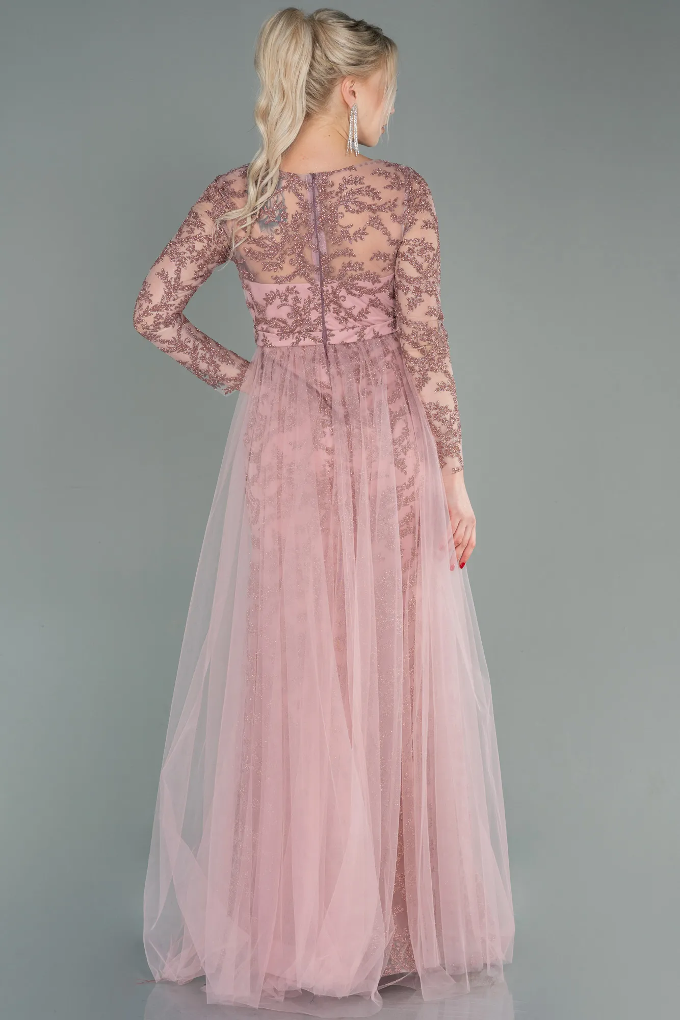 Powder Color-Long Evening Dress ABU2237