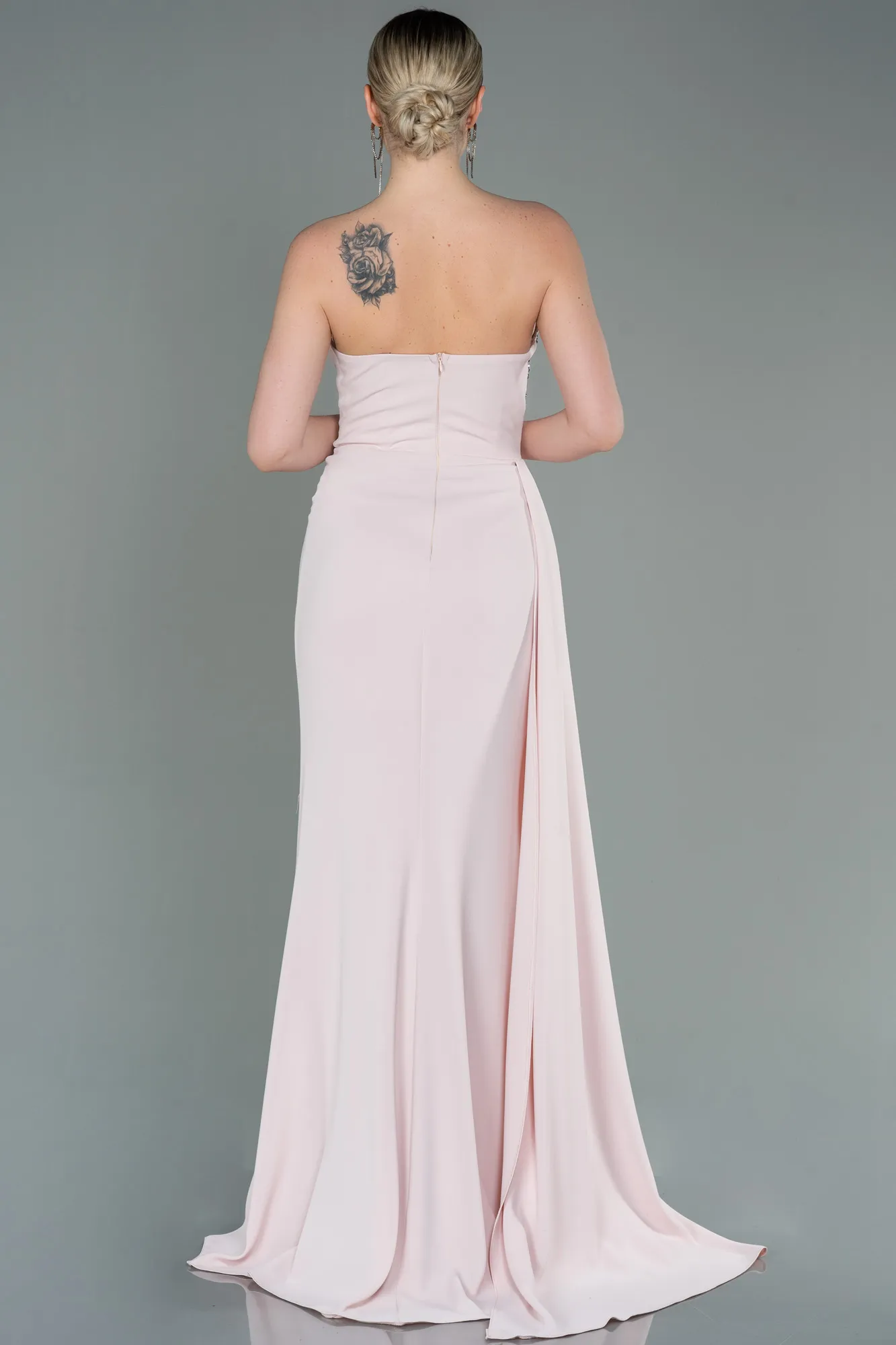 Powder Color-Long Evening Dress ABU3069