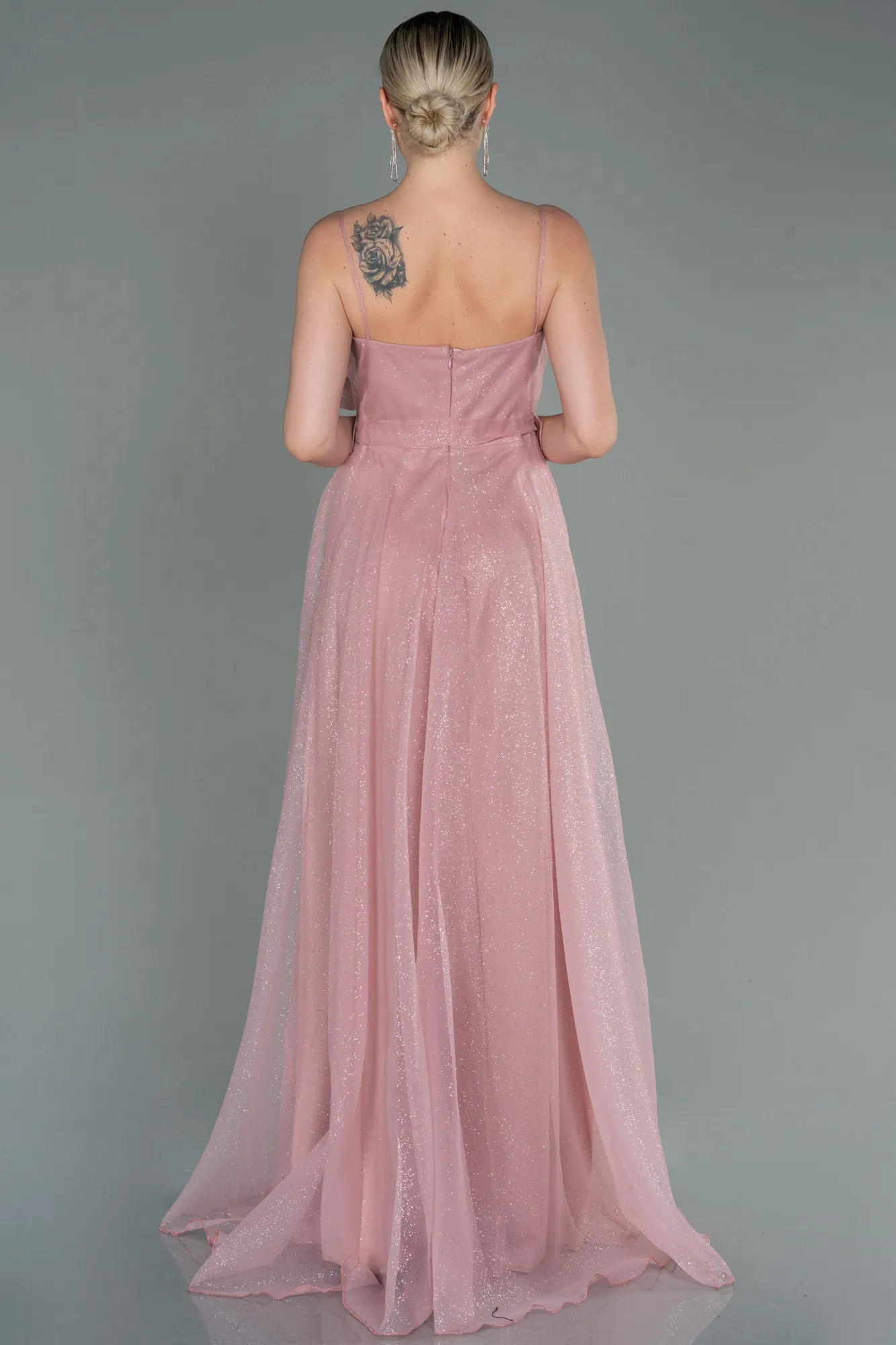 Powder Color-Long Evening Dress ABU3070