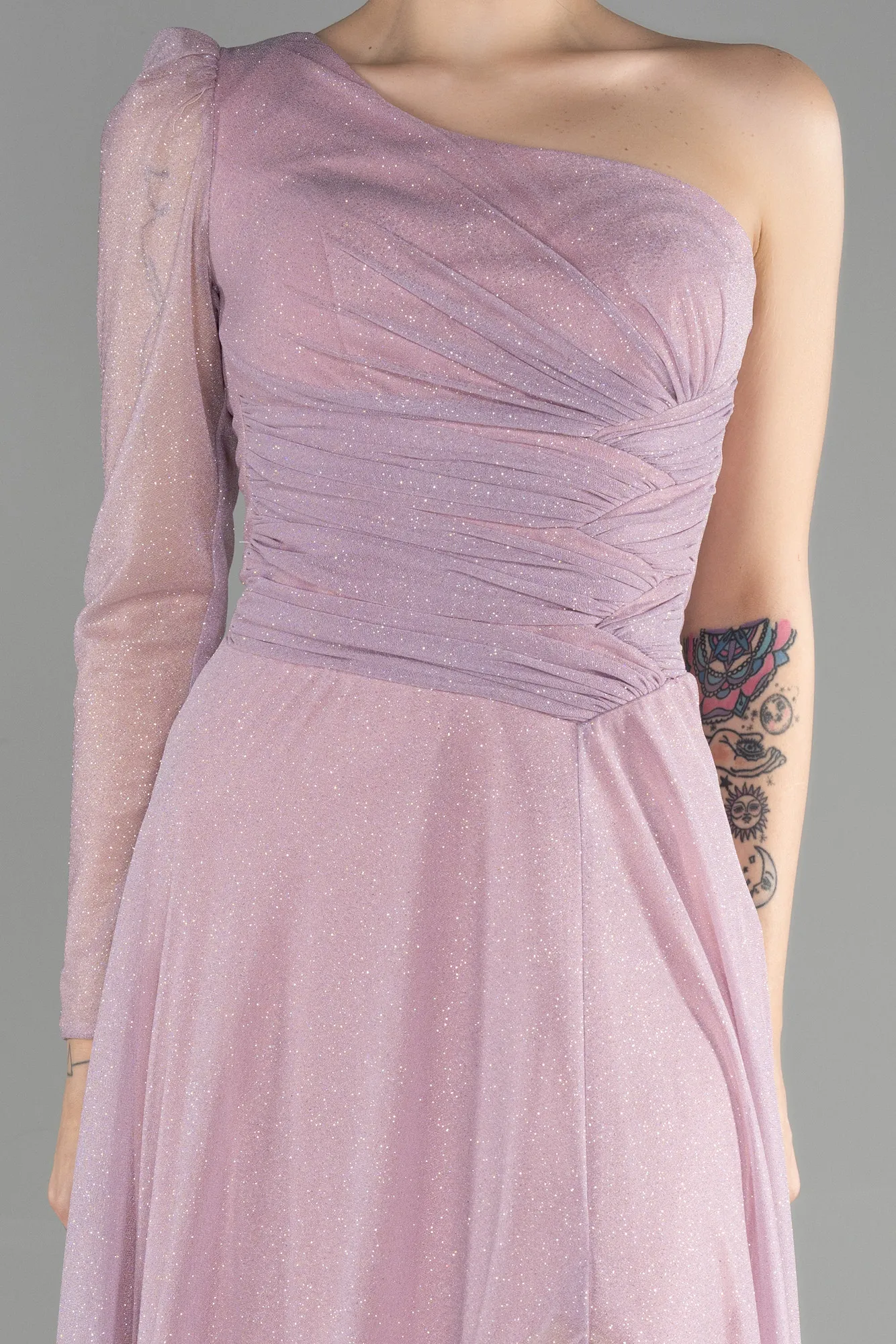 Powder Color-Long Evening Dress ABU3208