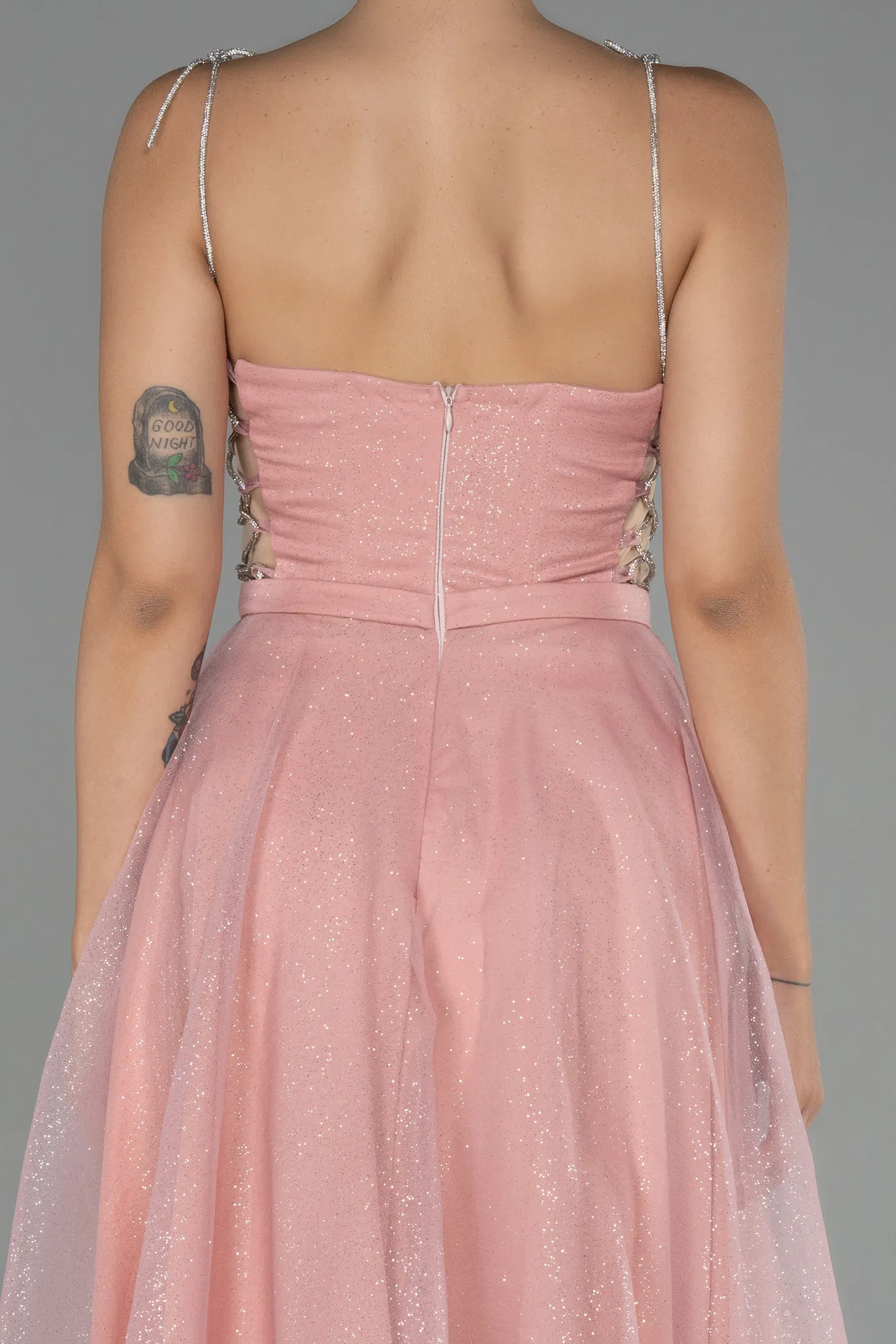 Powder Color-Long Evening Dress ABU3311