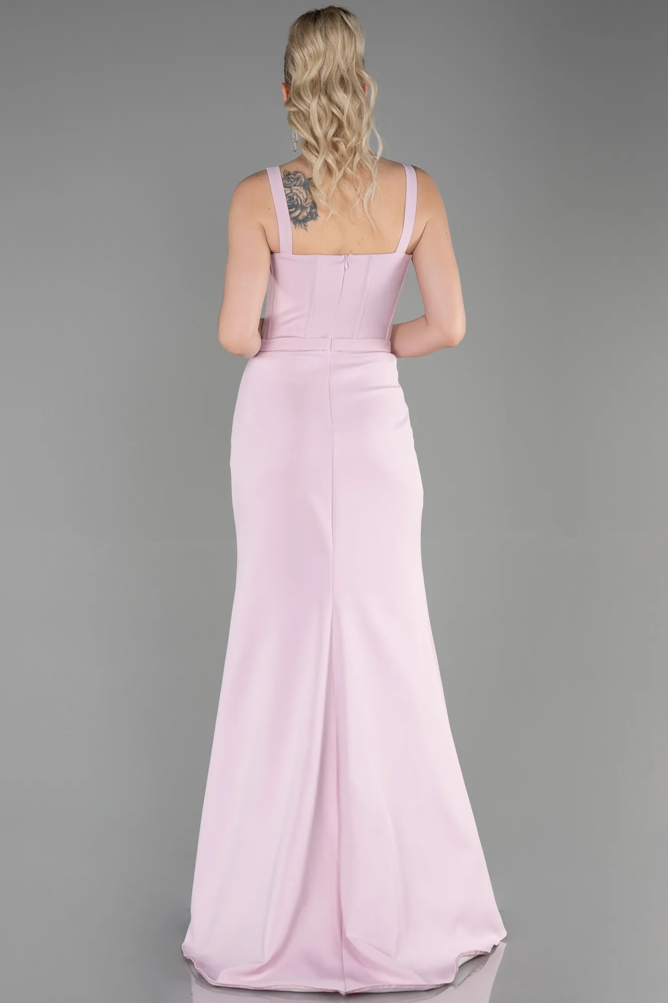 Powder Color-Long Evening Dress ABU3345