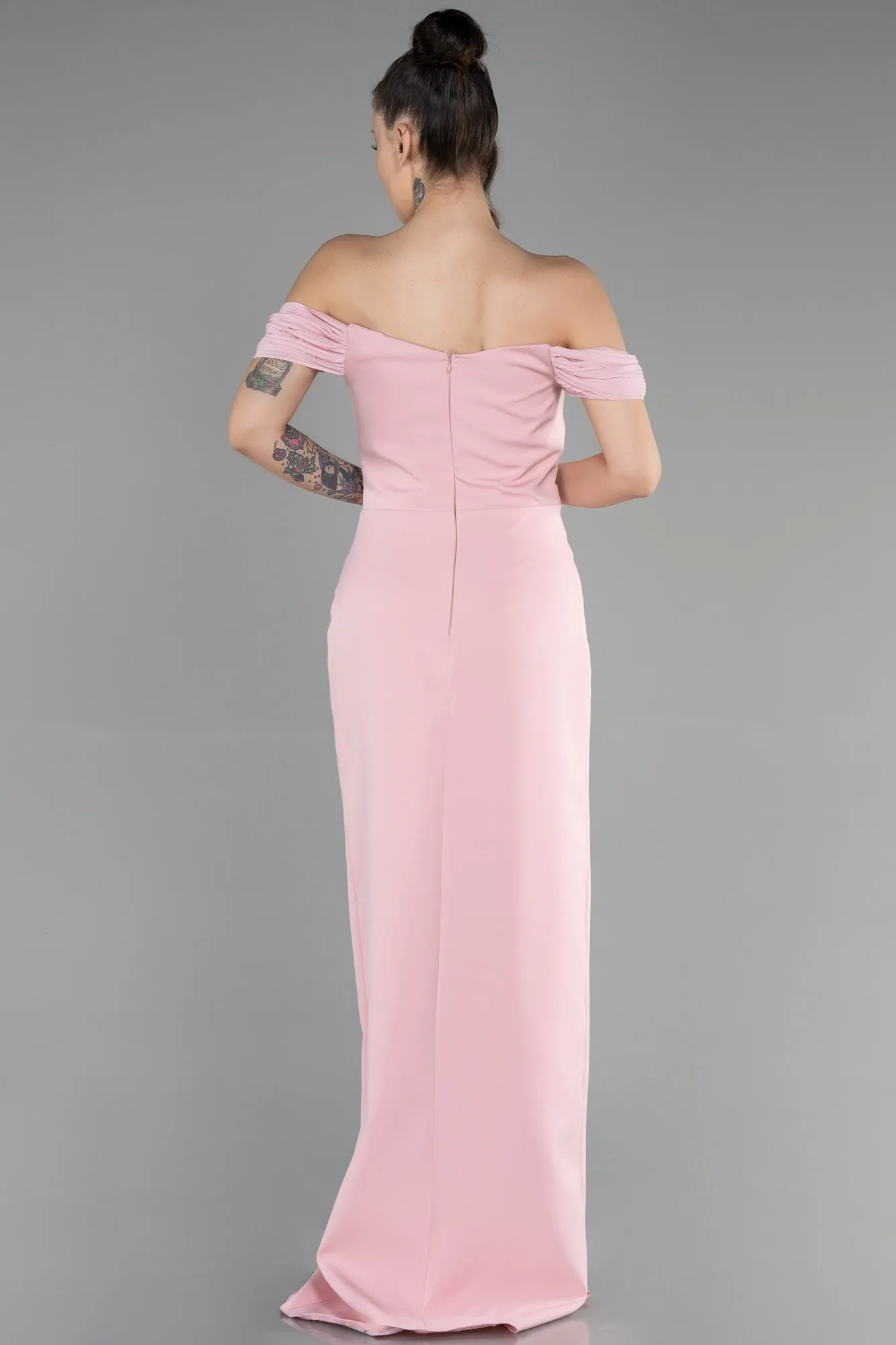 Powder Color-Long Evening Dress ABU3471