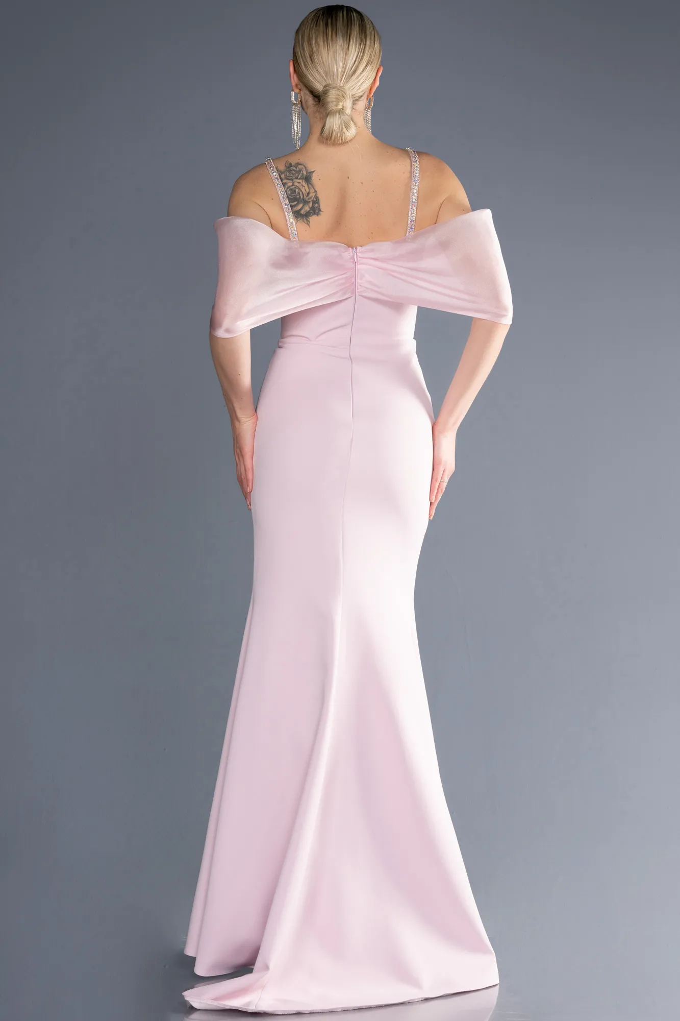 Powder Color-Long Evening Dress ABU3601