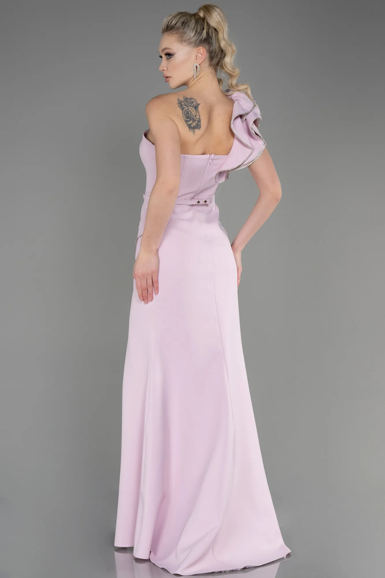 Powder Color-Long Evening Dress ABU3605