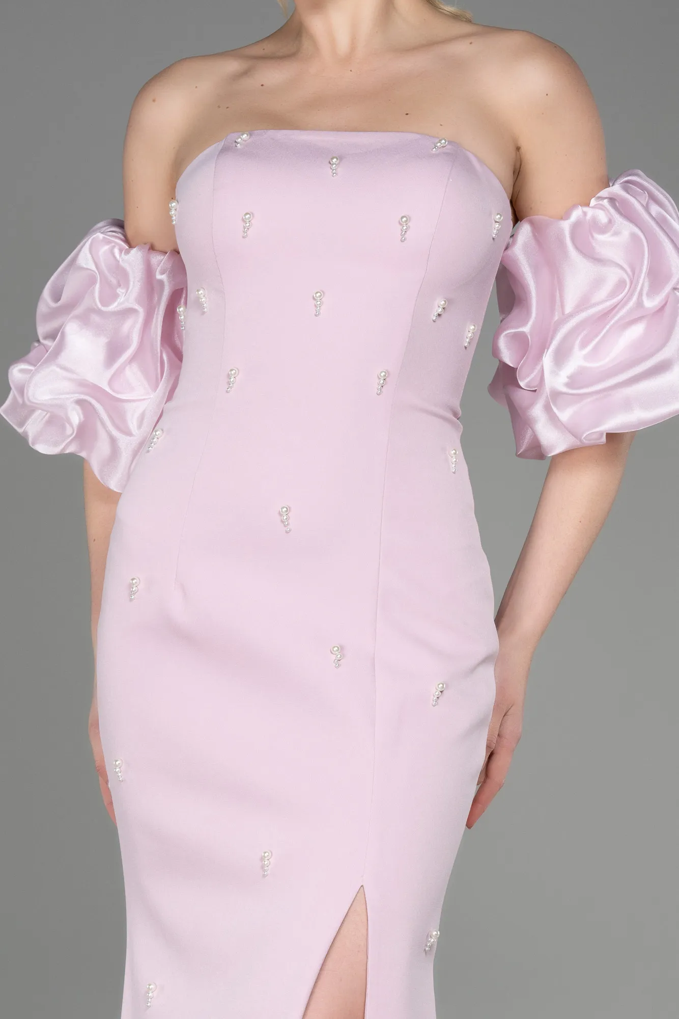 Powder Color-Long Evening Dress ABU3659