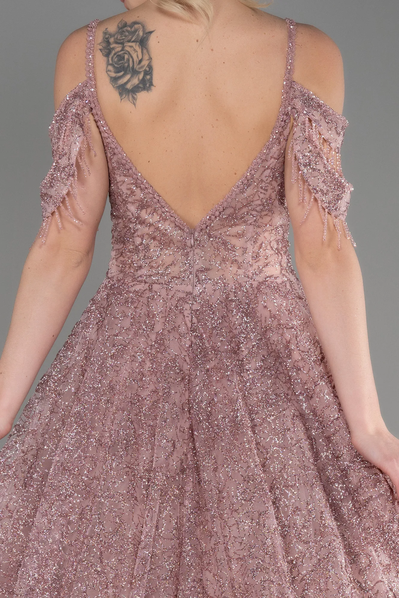 Powder Color-Long Evening Dress ABU3708