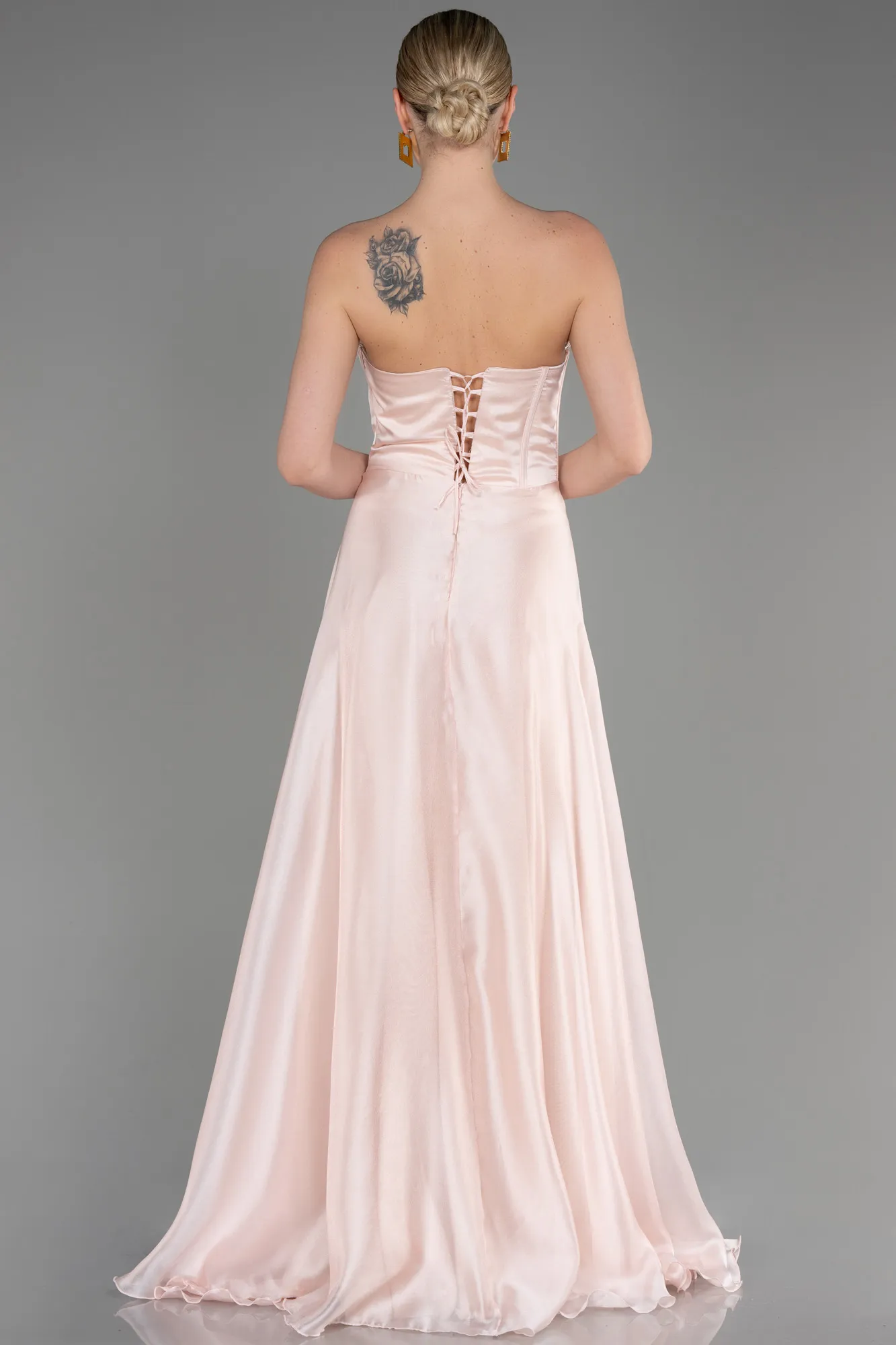 Powder Color-Long Evening Dress ABU3720