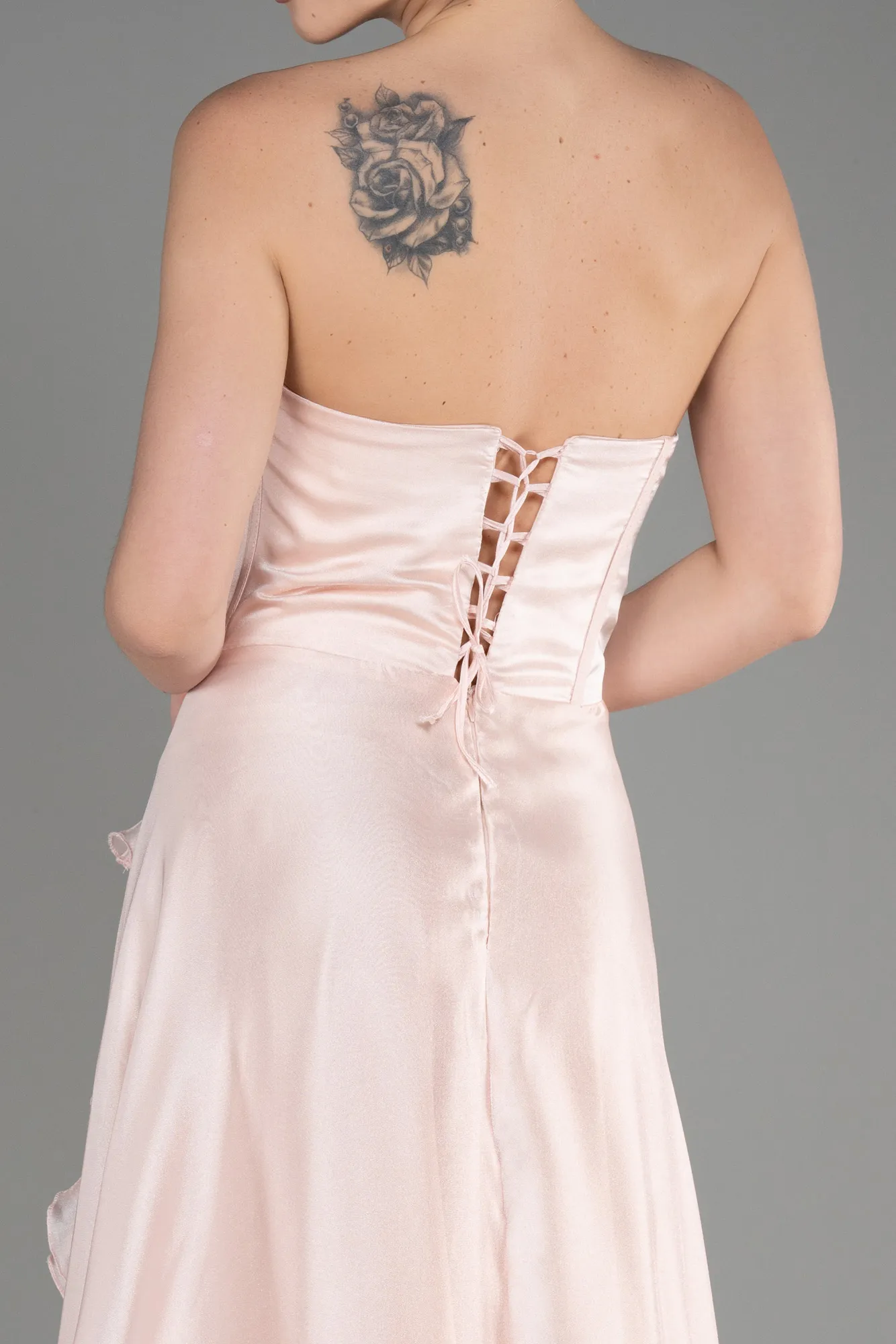 Powder Color-Long Evening Dress ABU3720