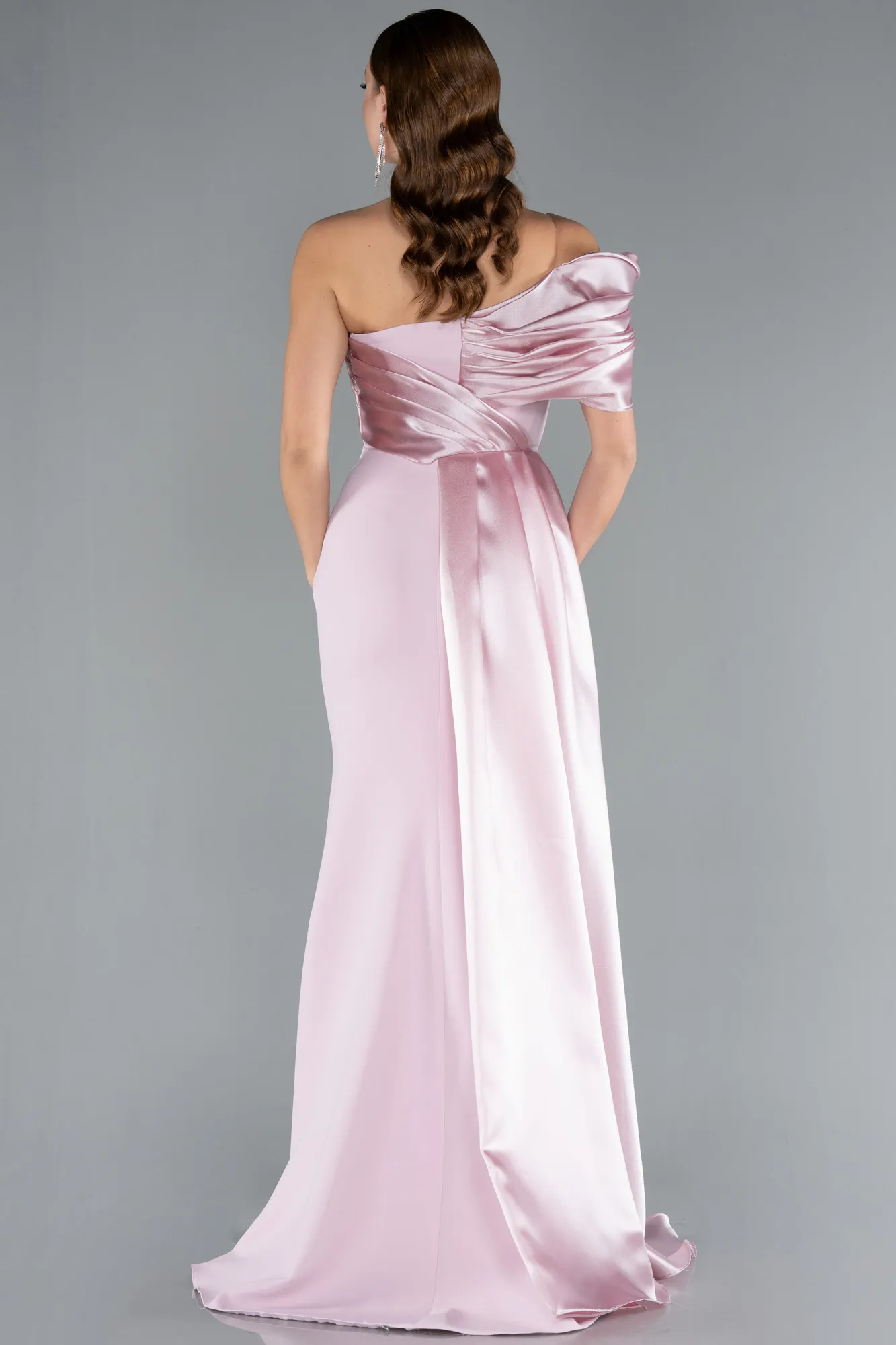 Powder Color-Long Evening Dress ABU4904