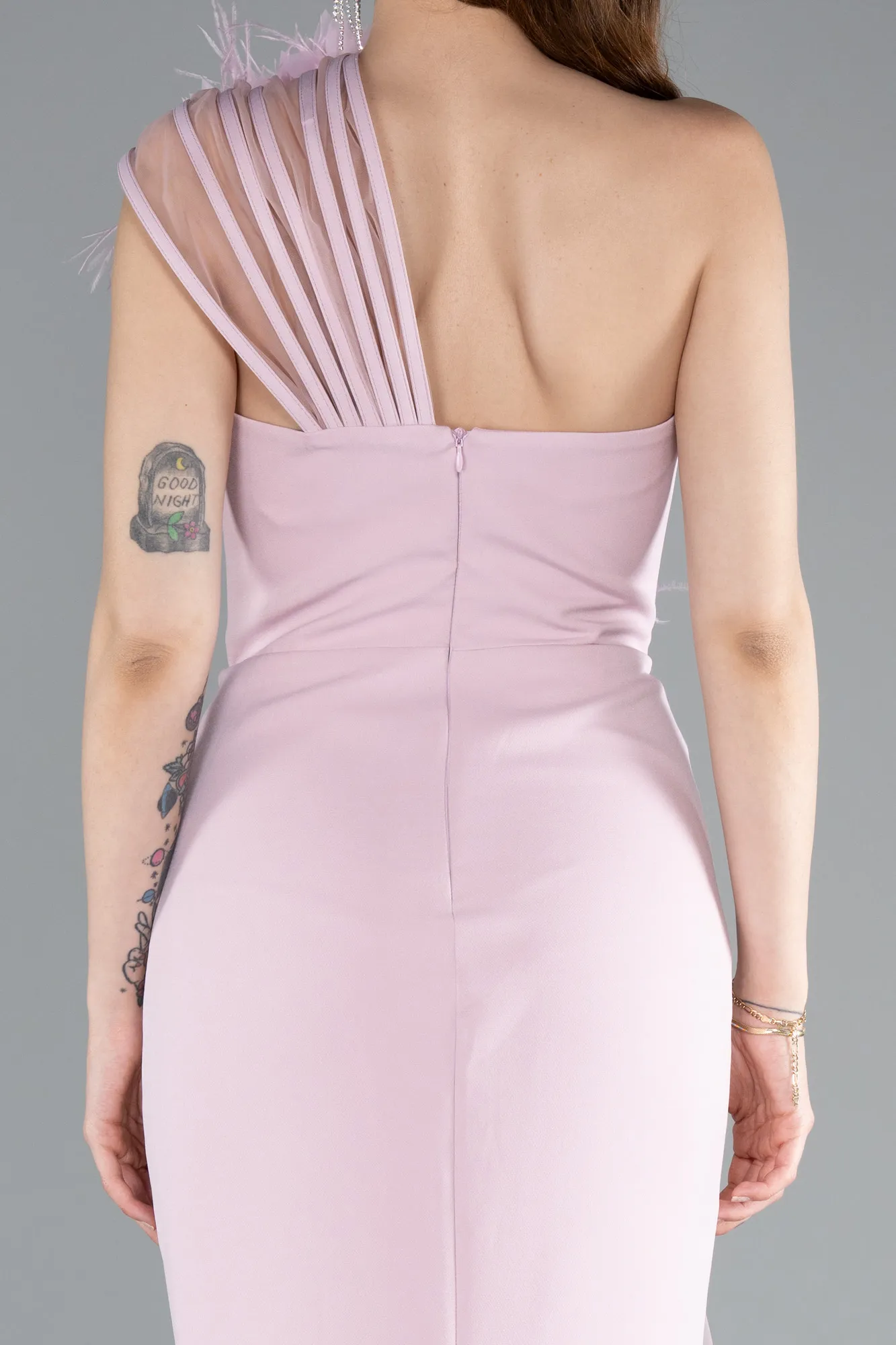 Powder Color-Long Evening Dress ABU4969