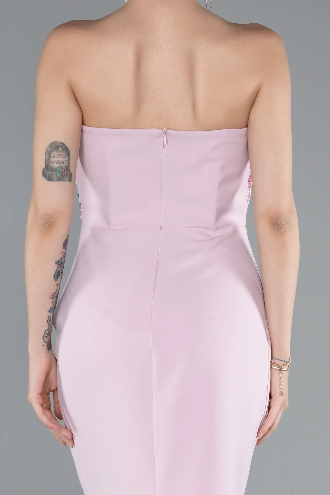 Powder Color-Long Evening Dress ABU4988