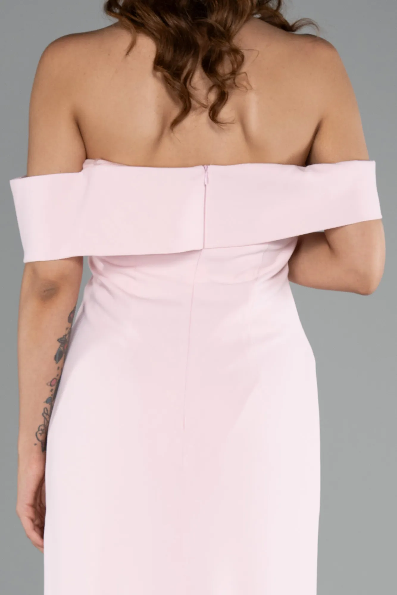 Powder Color-Long Evening Dress ABU5173