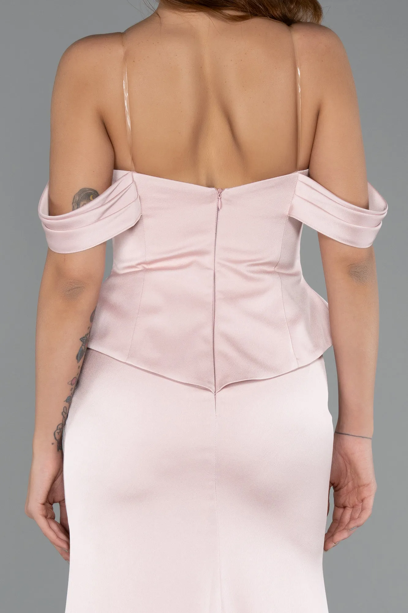 Powder Color-Long Evening Dress ABU5405