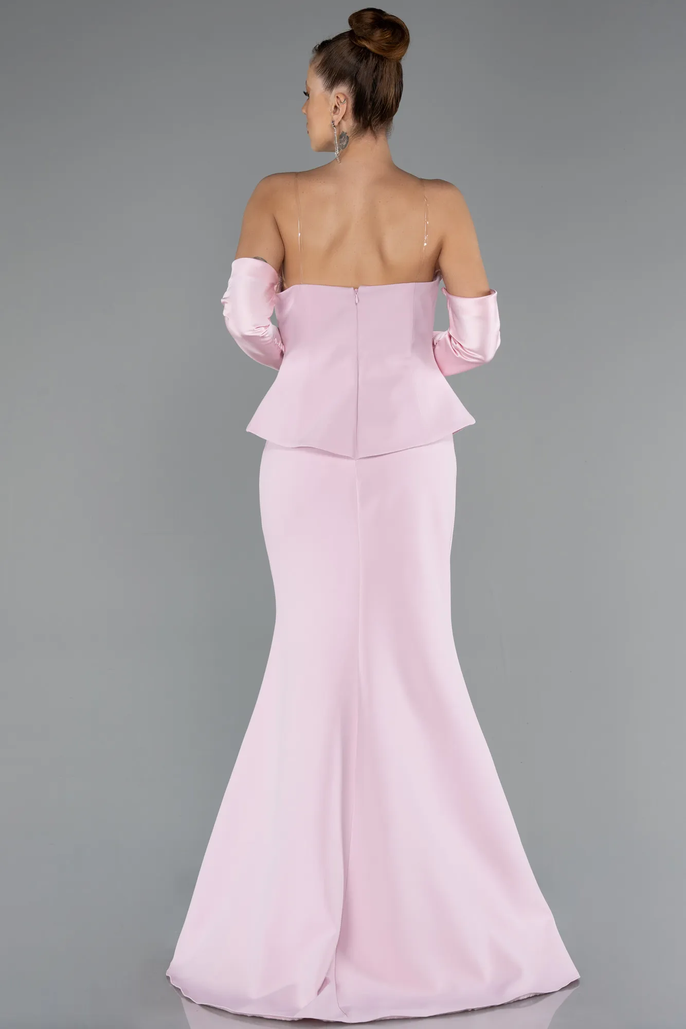 Powder Color-Long Mermaid Evening Gown ABU5421