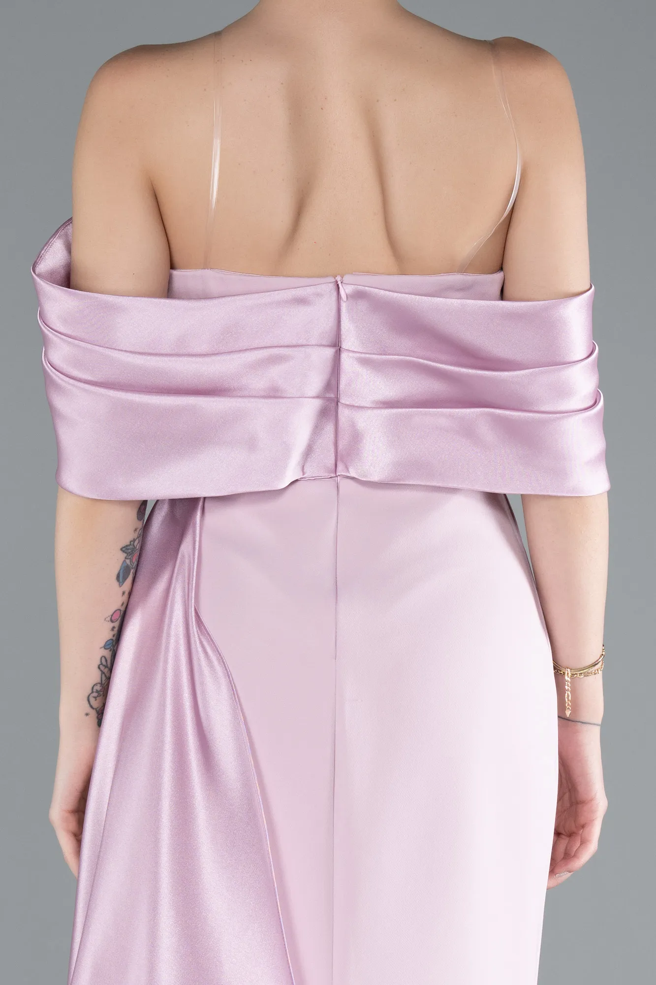 Powder Color-Long Mermaid Prom Dress ABU4920