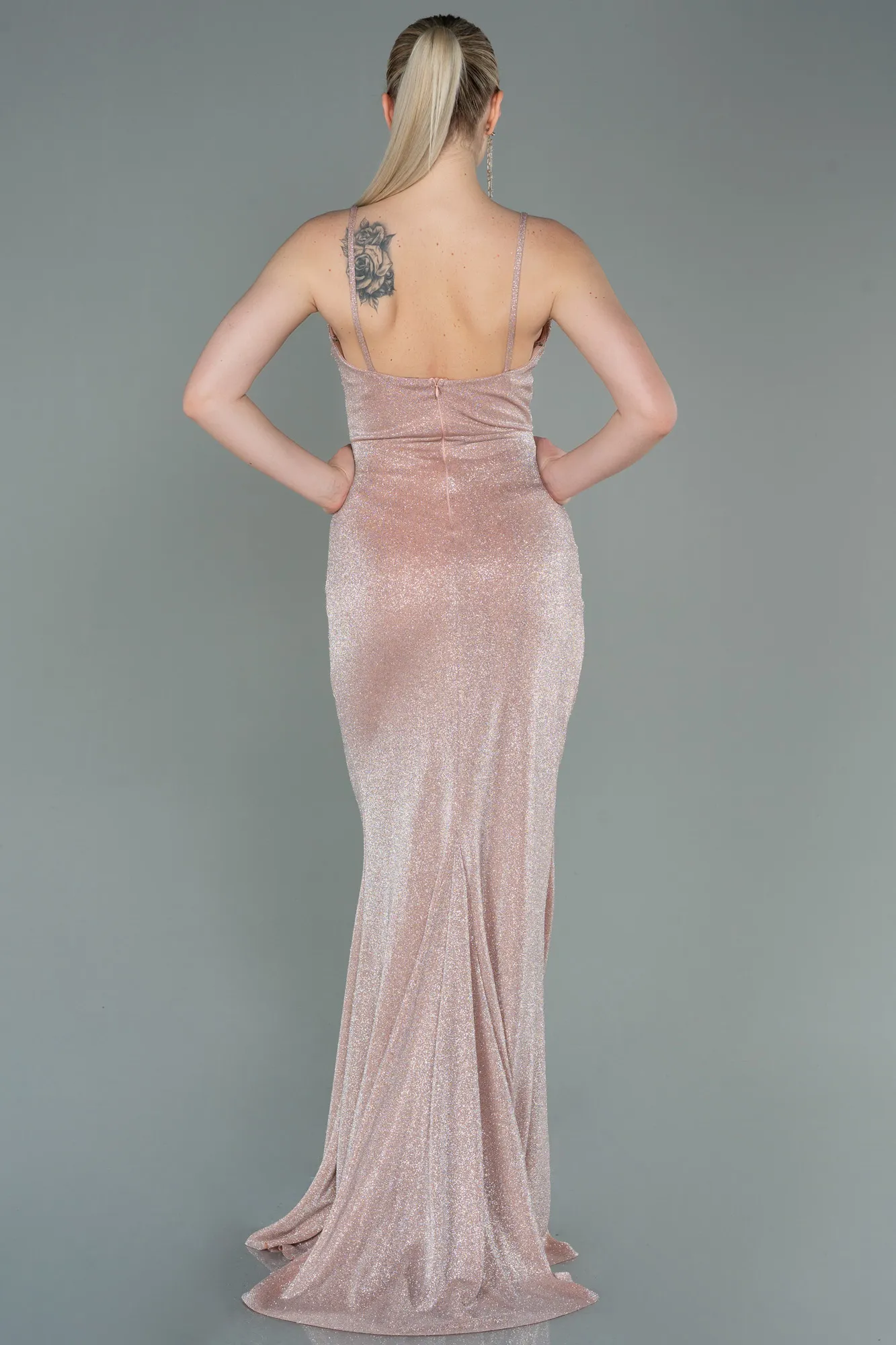 Powder Color-Long Prom Gown ABU3182