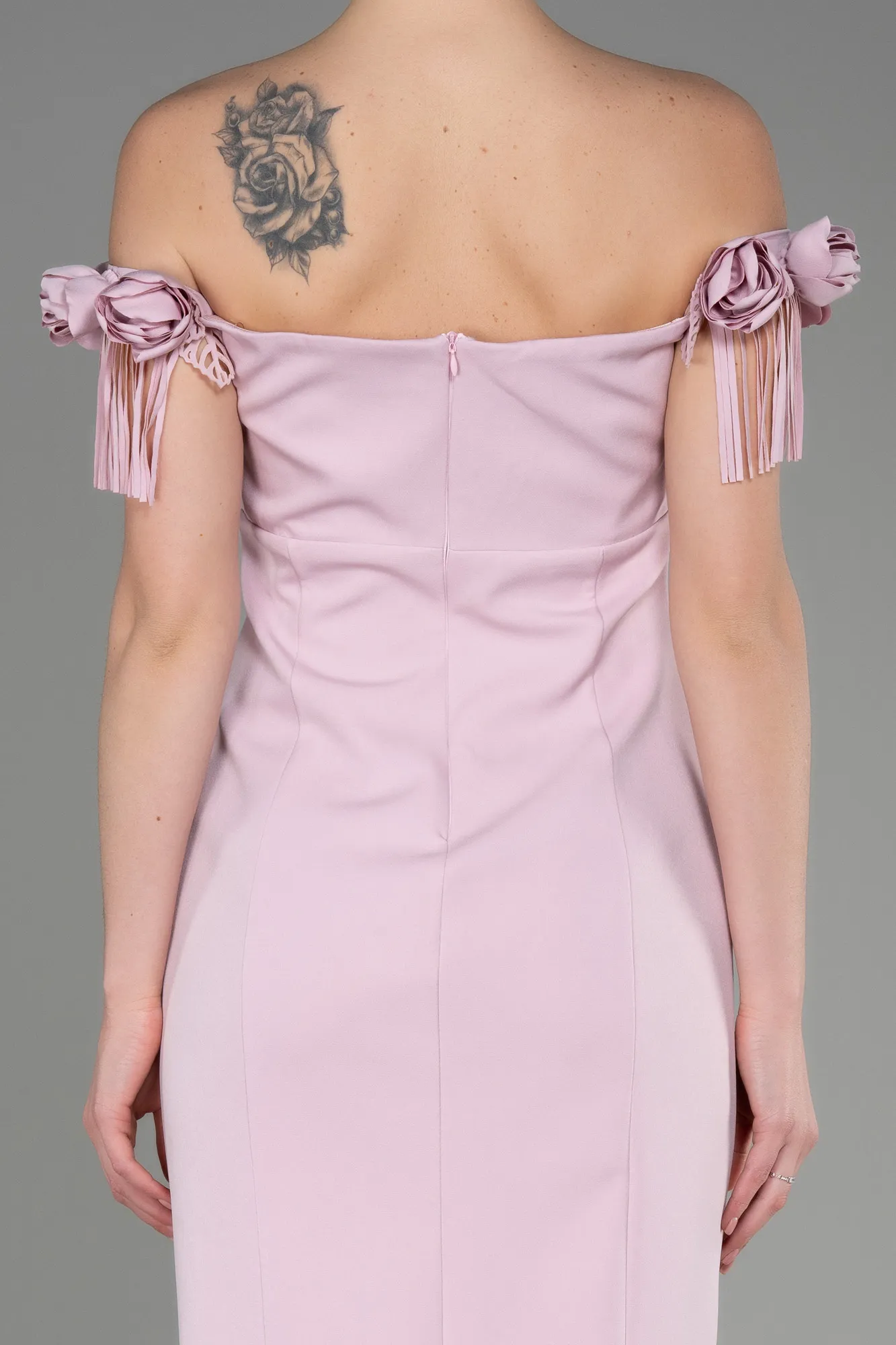 Powder Color-Midi Cocktail Dress ABK2006