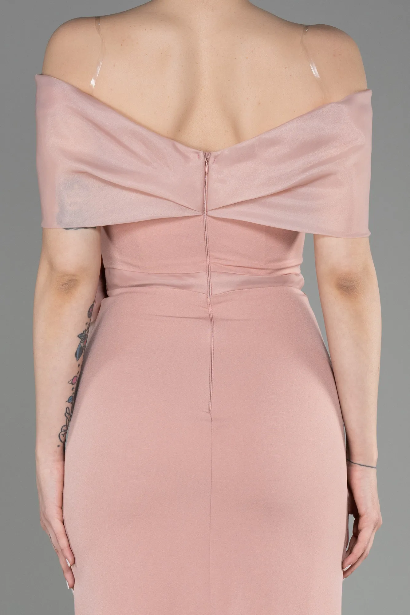 Powder Color-Midi Evening Dress ABK2014