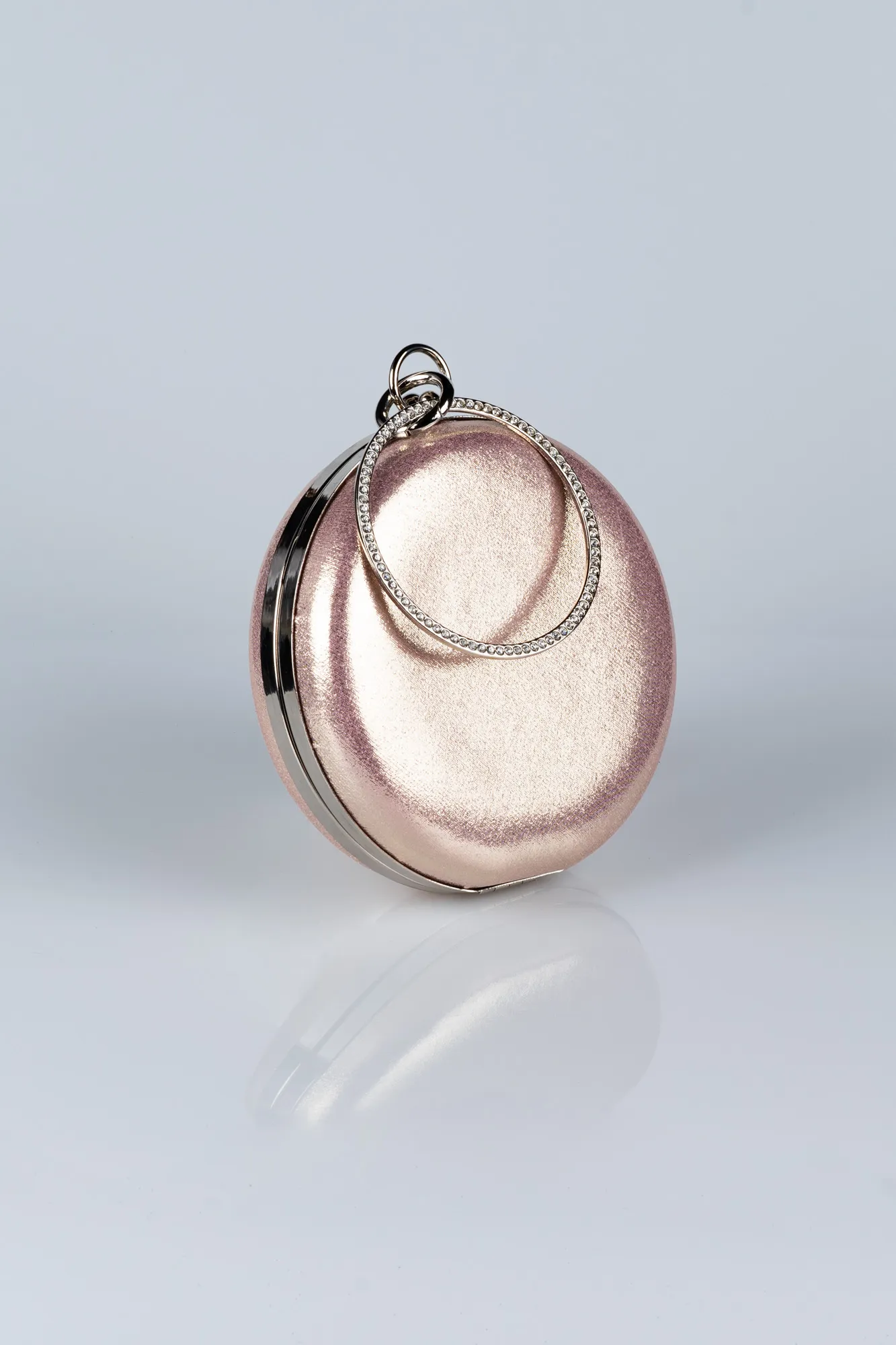 Powder Color-Plaster Fabric Box Bag V0259