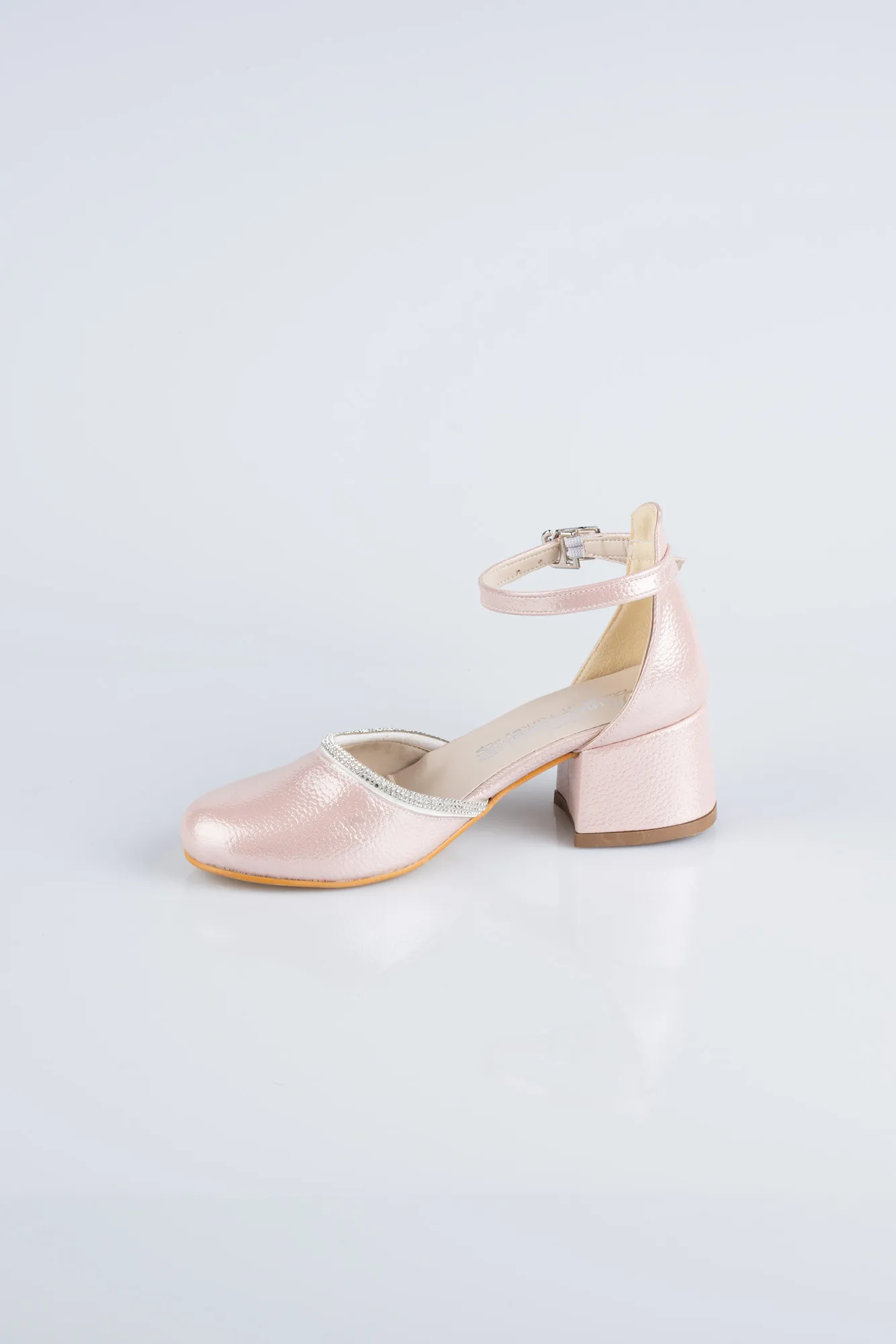 Powder Color-Plaster Fabric Kids Shoe SE771