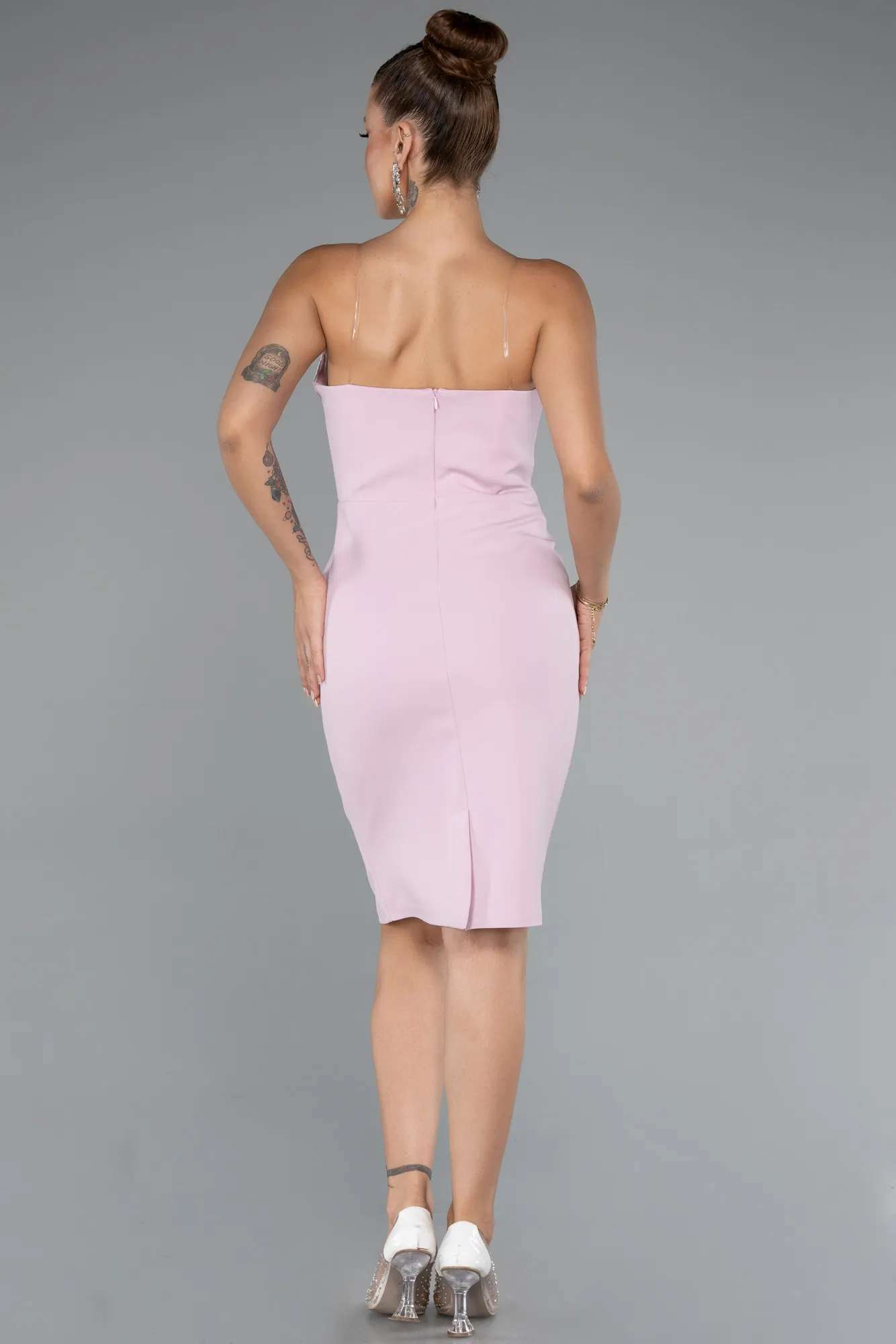 Powder Color-Short Cocktail Dress ABK2362